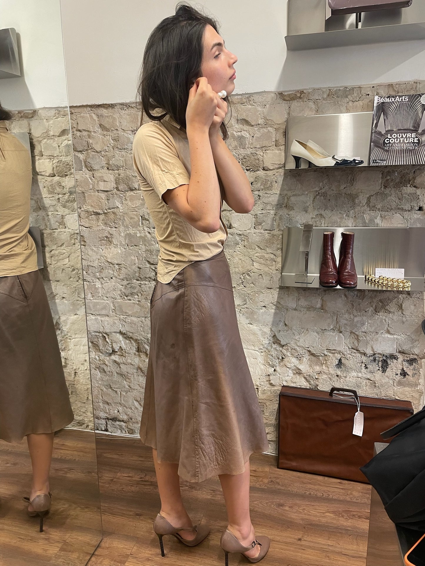 ZUCCa Beige Short Sleeve Shirt