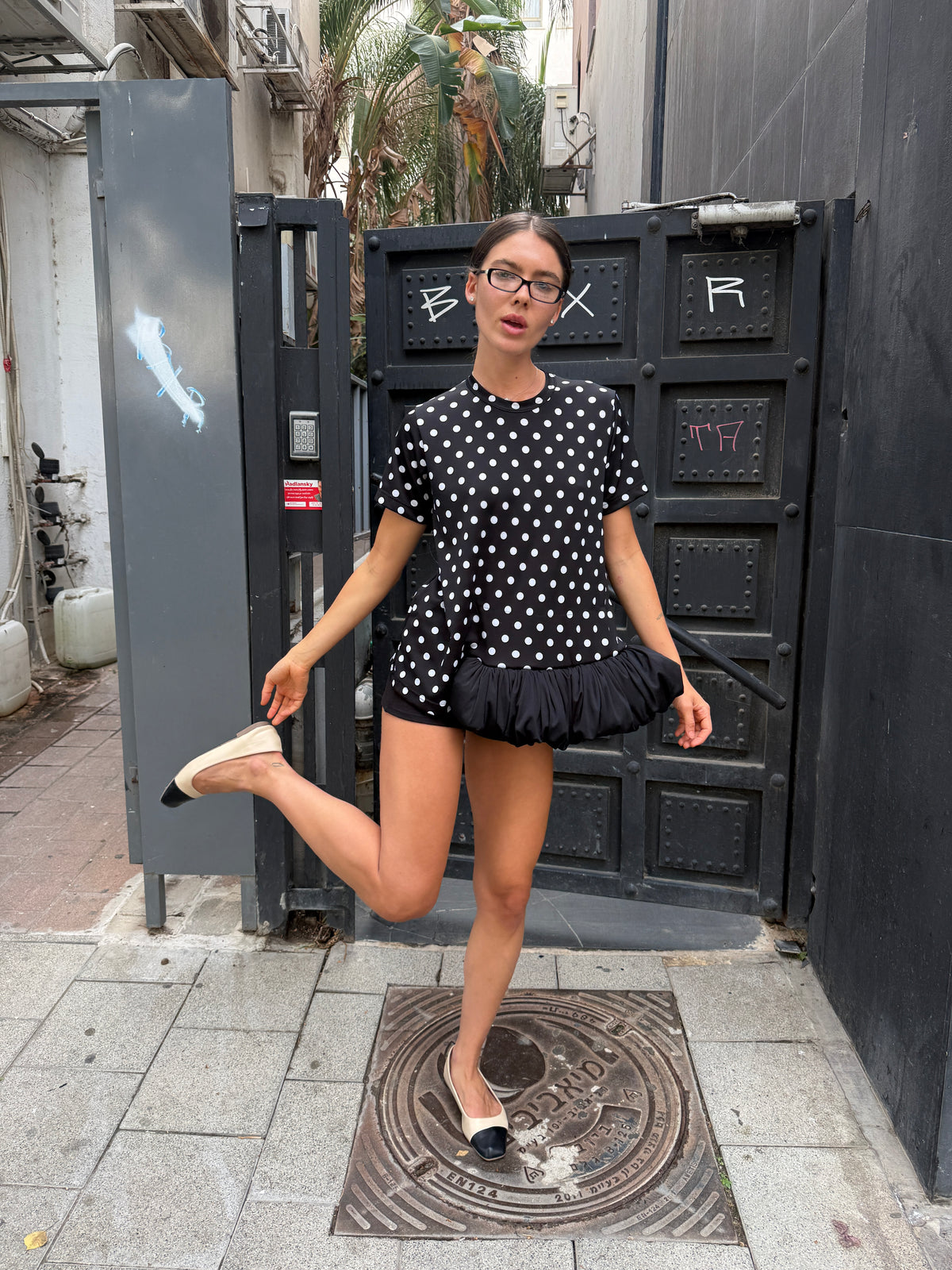 Comme des Garçons Polka Dot Ruffle Tunic 2022s