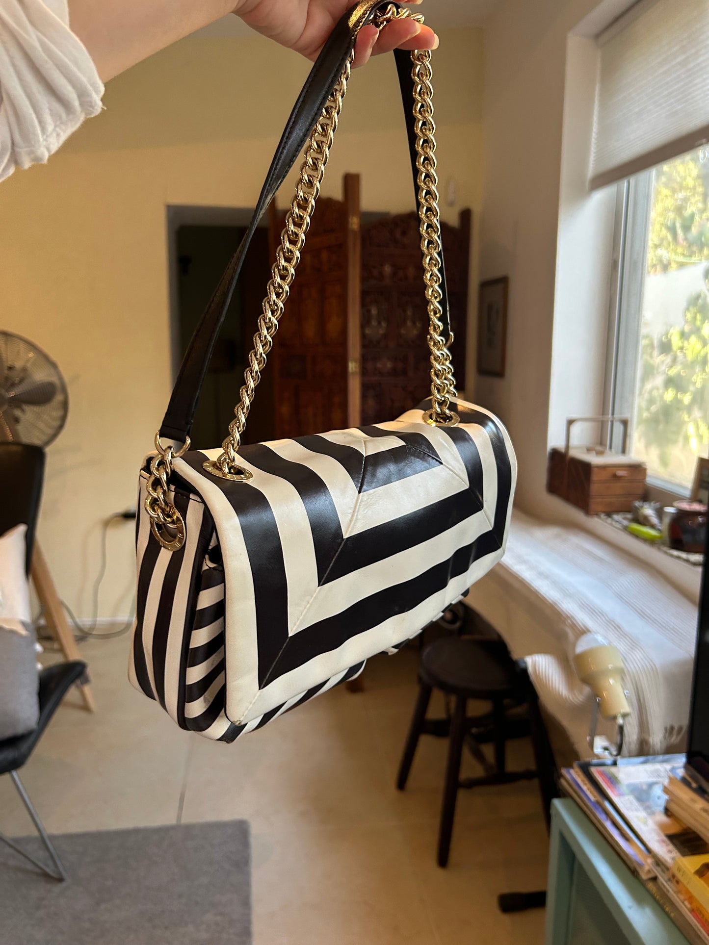 Henry Bendel b&w shoulder bag or crossbody