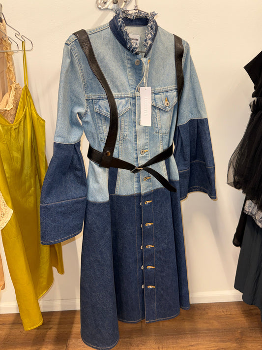 Junya Watanabe Comme des Garçons Denim Patchwork Dress AD2020