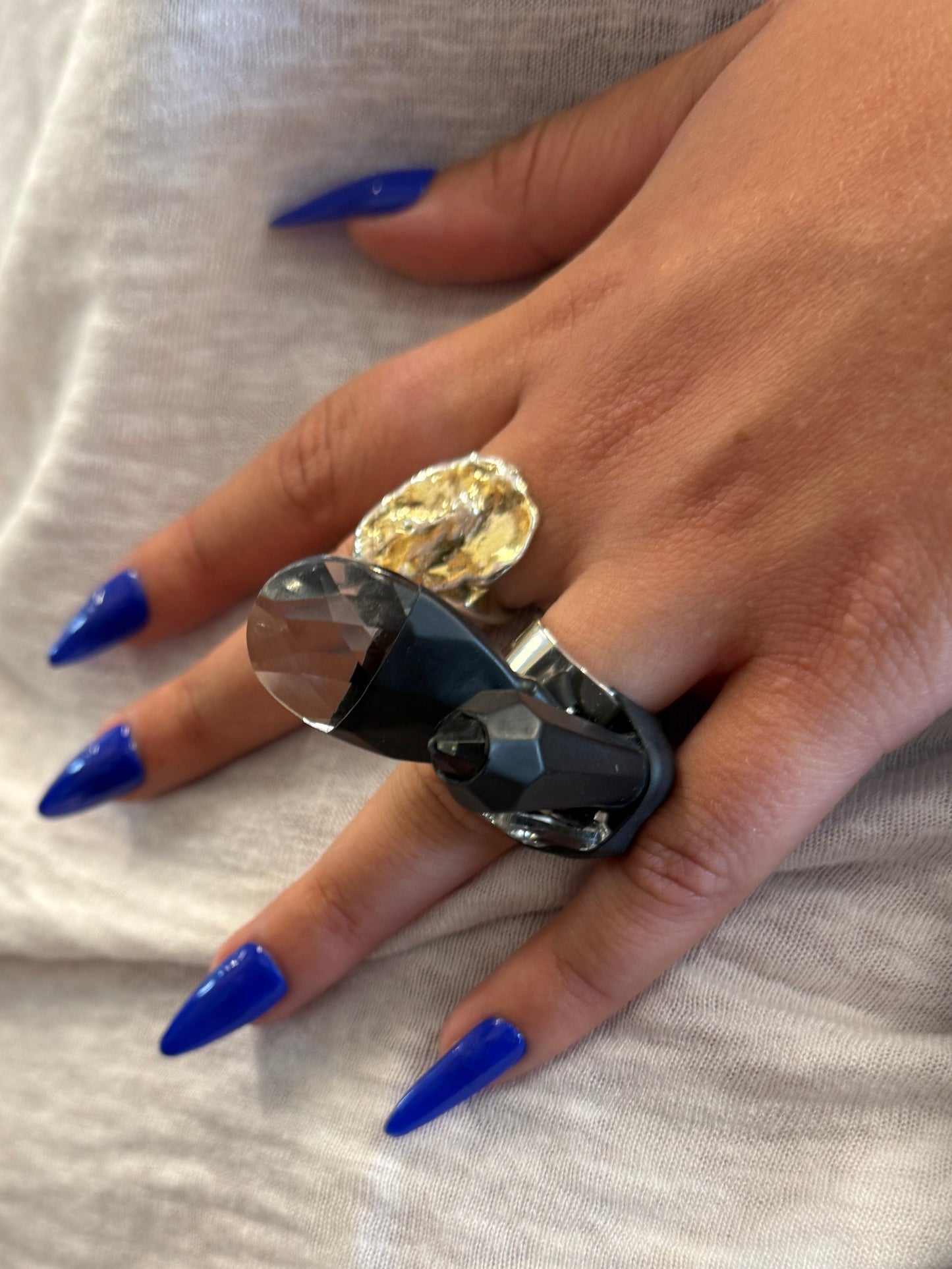 Maison Martin Margiela Crystal Cocktail Ring c. 2010–2011