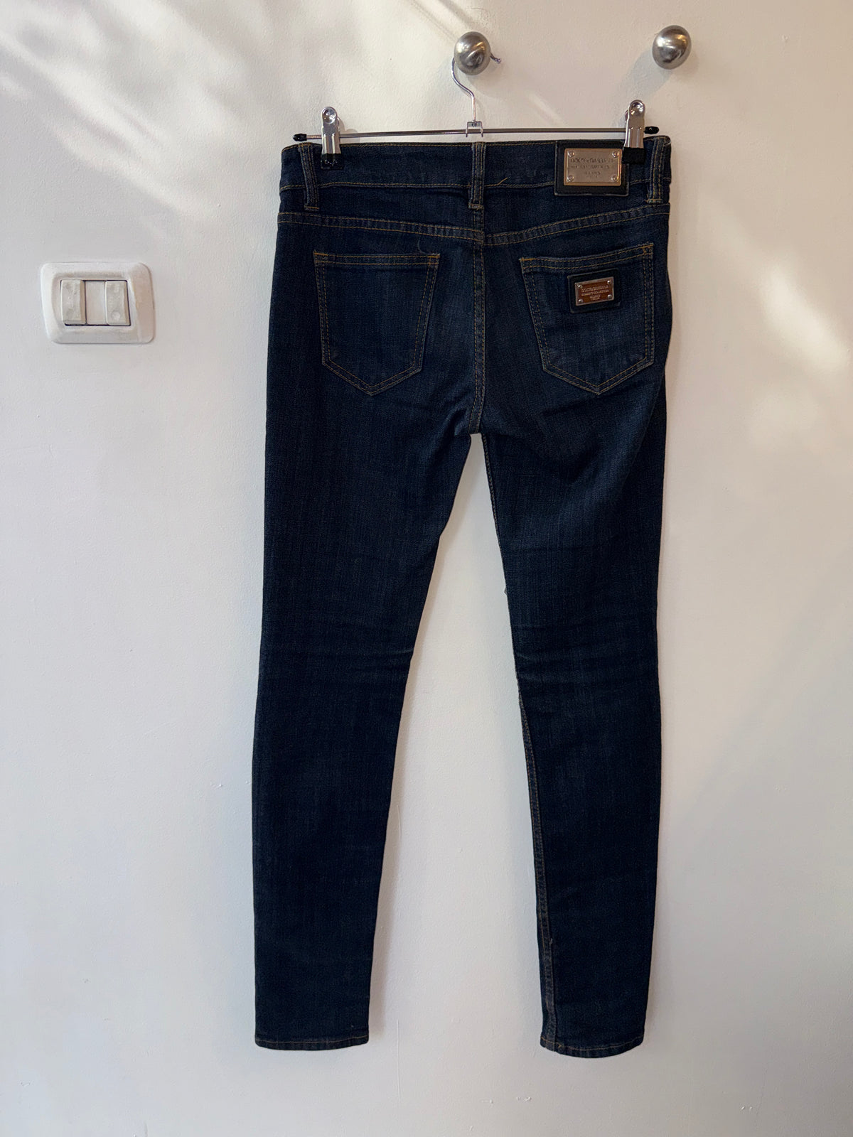 2000s Dolce & Gabbana Dark Wash Skinny Jeans