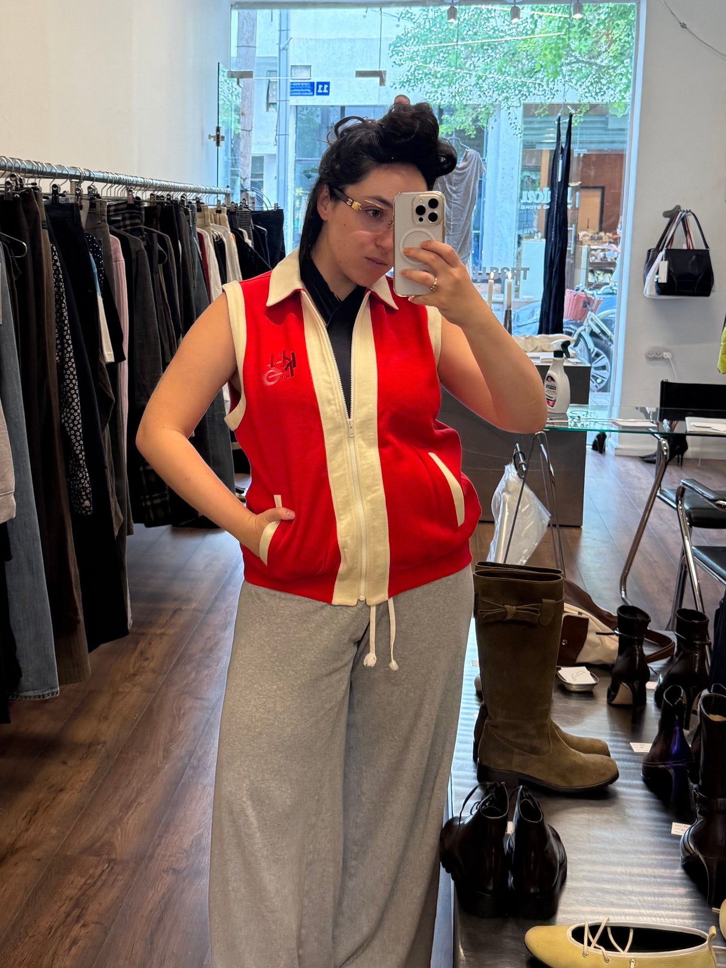 Kenzo Golf — vintage zip vest