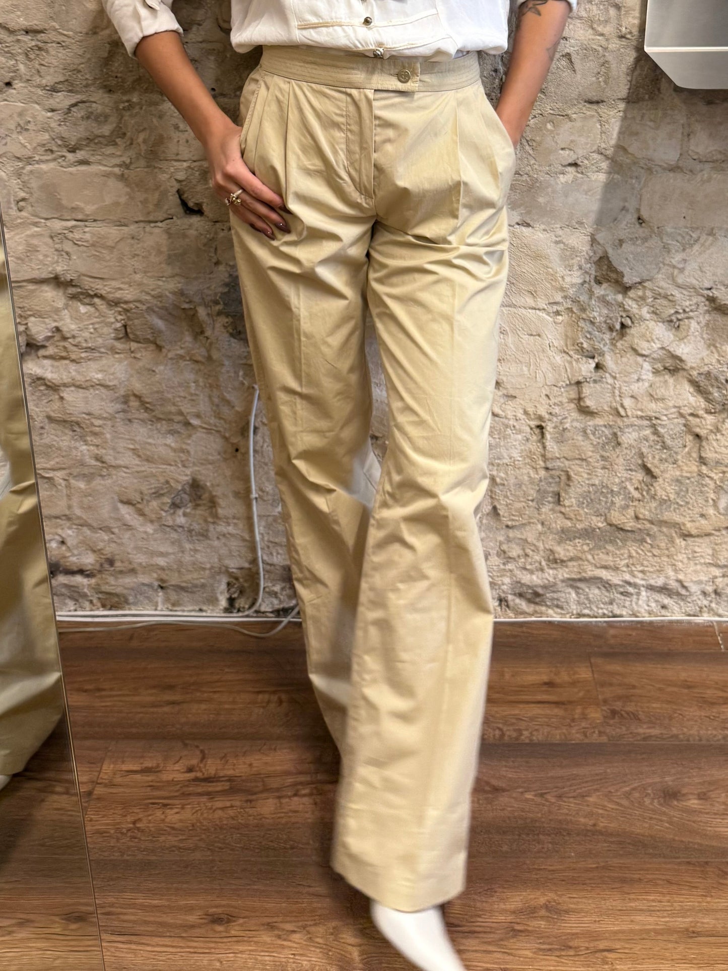 Max Mara lightweight cotton trouser