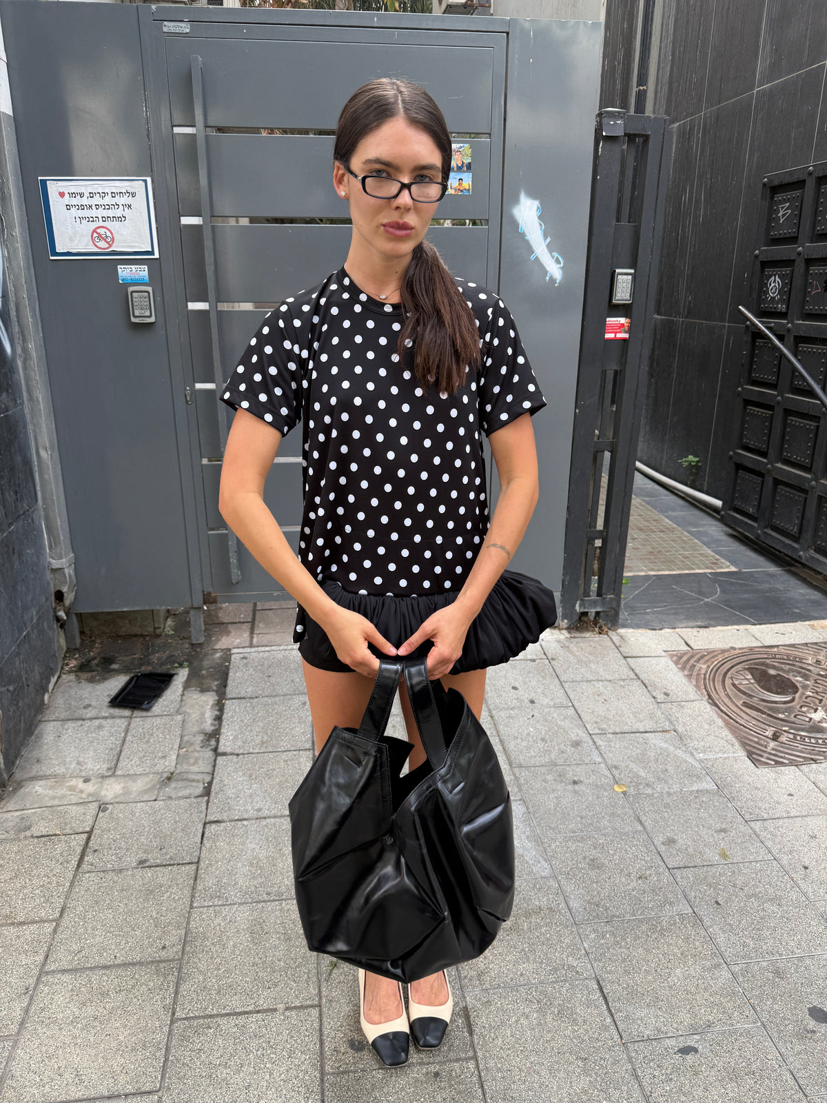 Comme des Garçons Polka Dot Ruffle Tunic 2022s