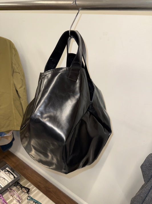 Comme des Garçons Leather Soccer Ball Handbag