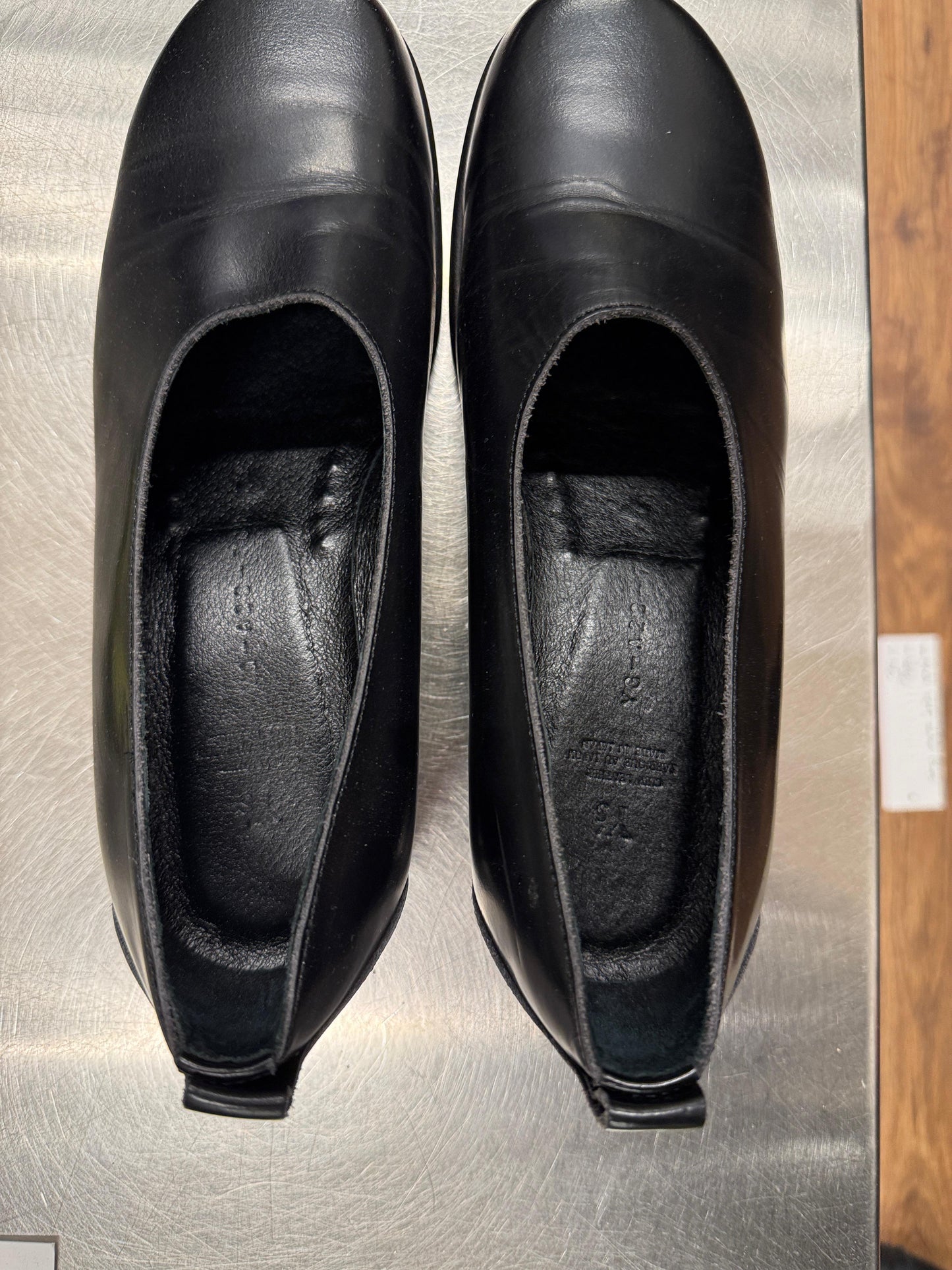 Y’s Yohji Yamamoto 90s Minimal Leather Flats