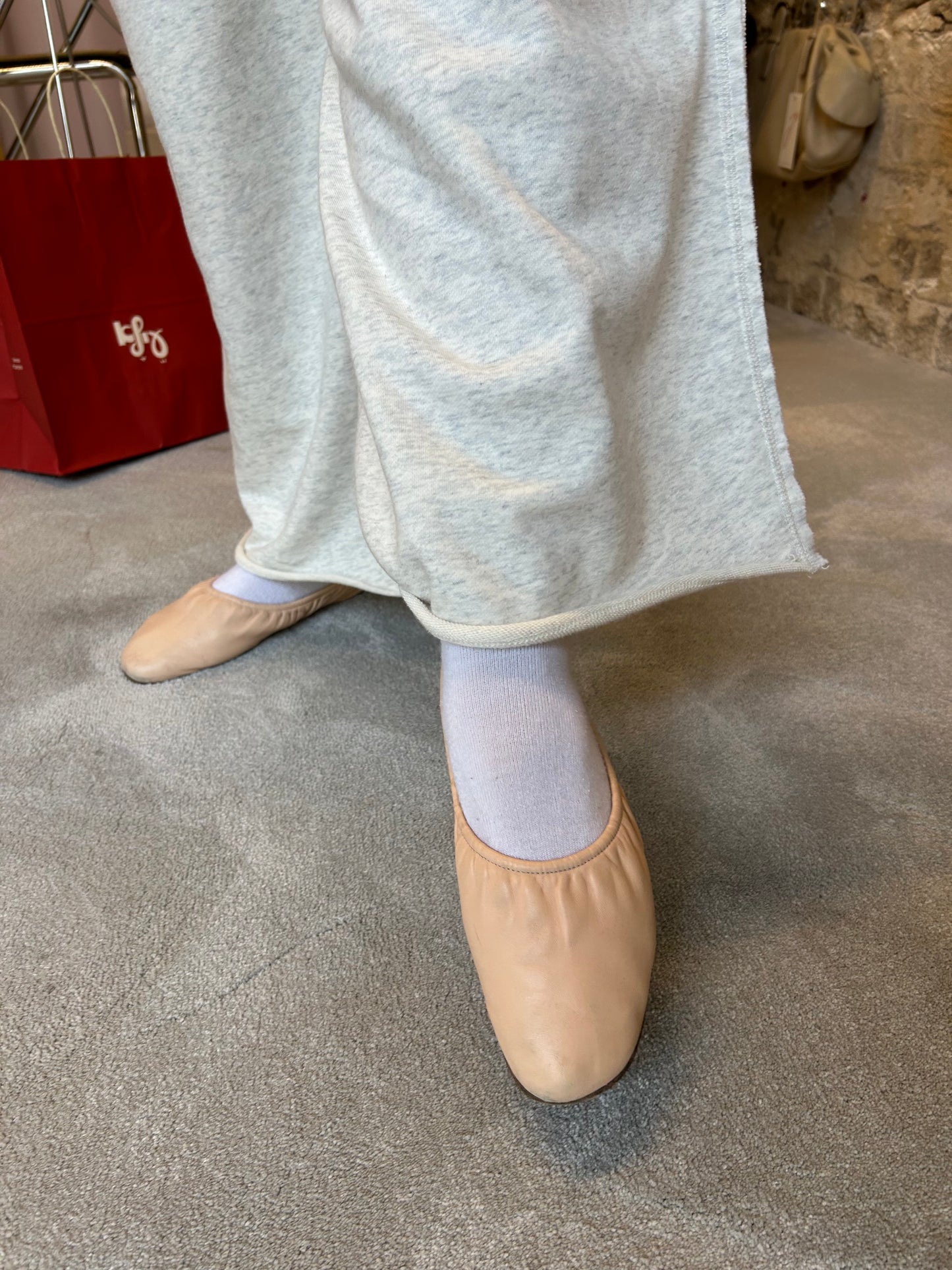 CELINE Paris pink ballet flats