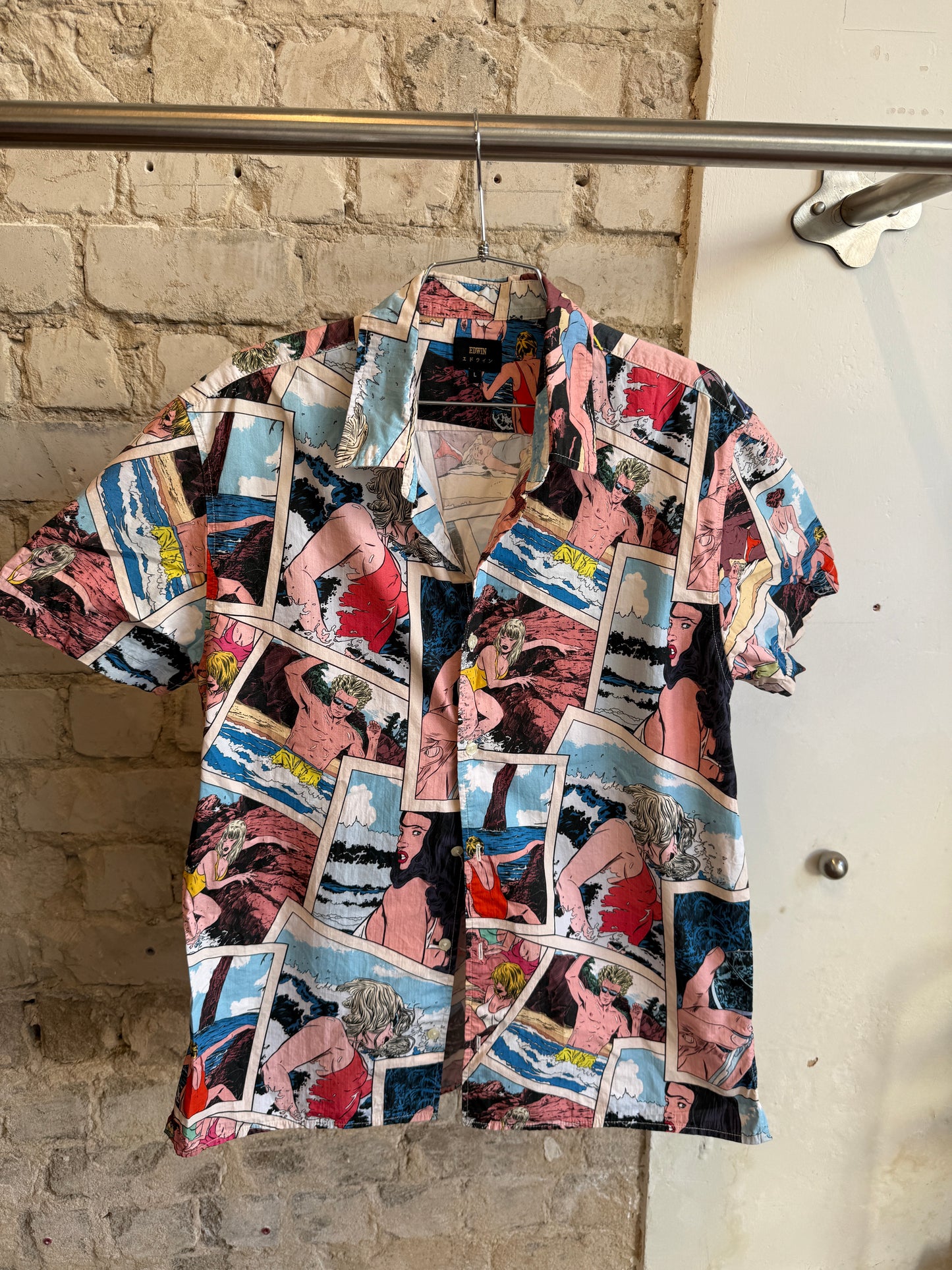 Edwin Nîmes Printed Short Sleeve Shirt