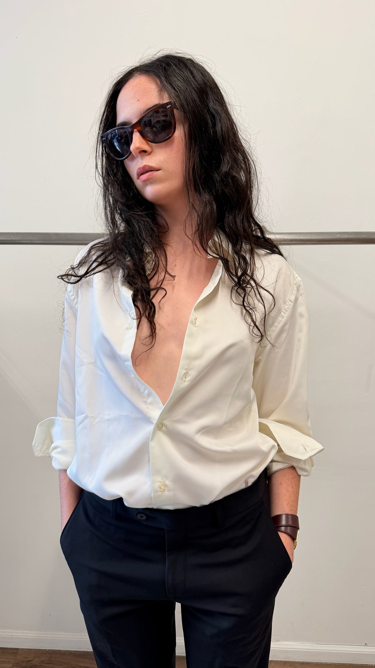 Español Ivory Button-Down Shirt