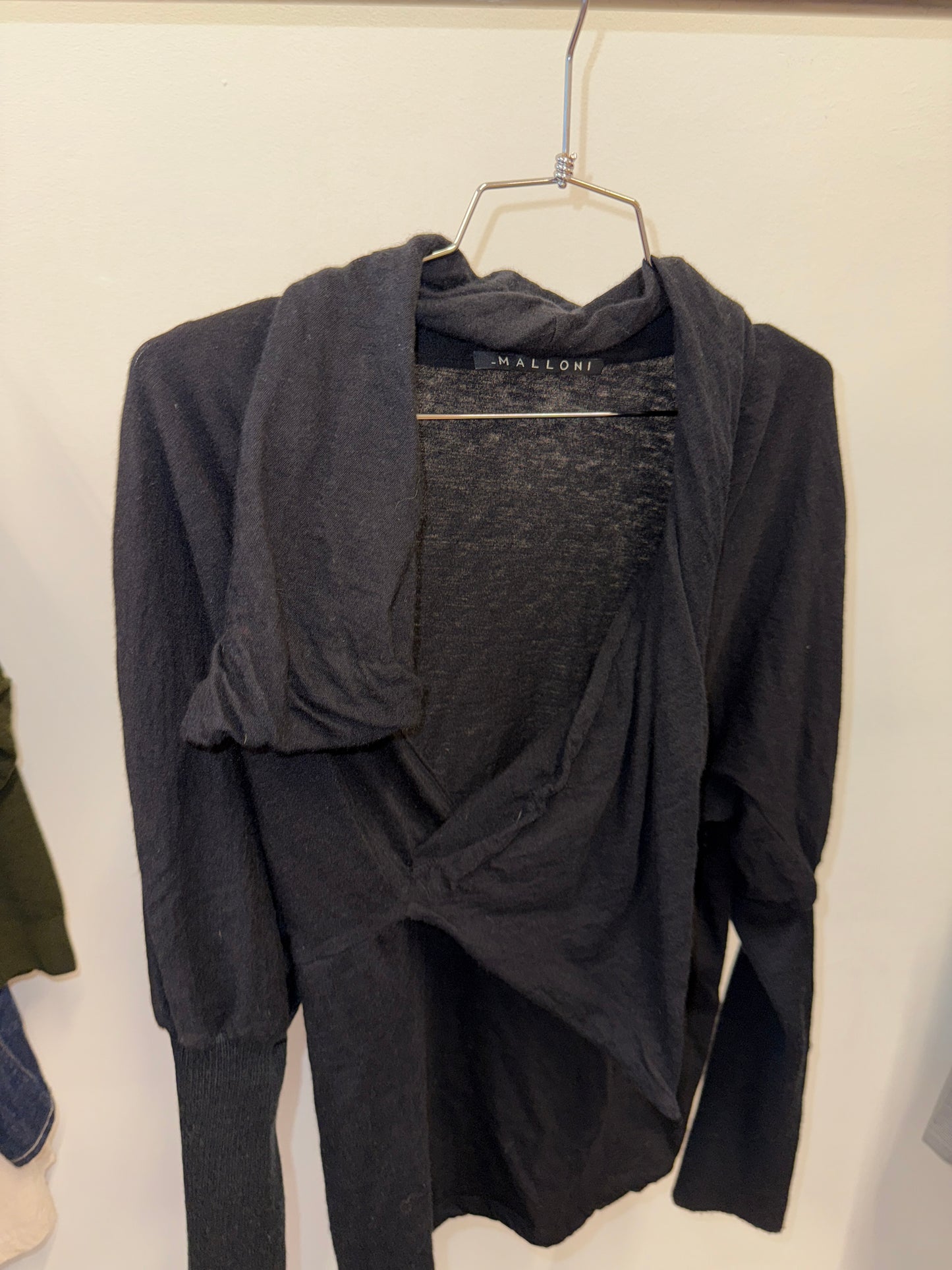 Malloni Draped Wrap Top