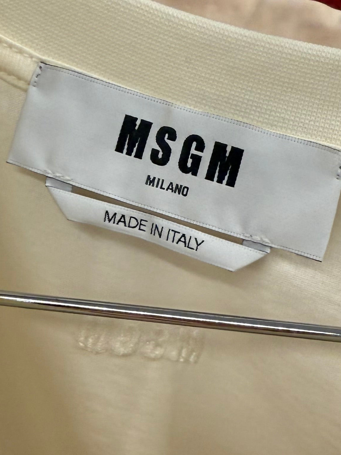 Msgm Bow Cropped Top