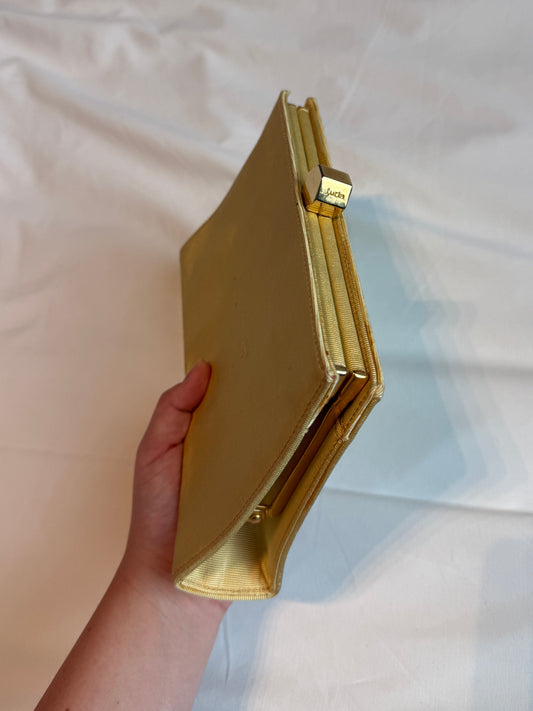 Vintage Furla Gold Clutch Bag