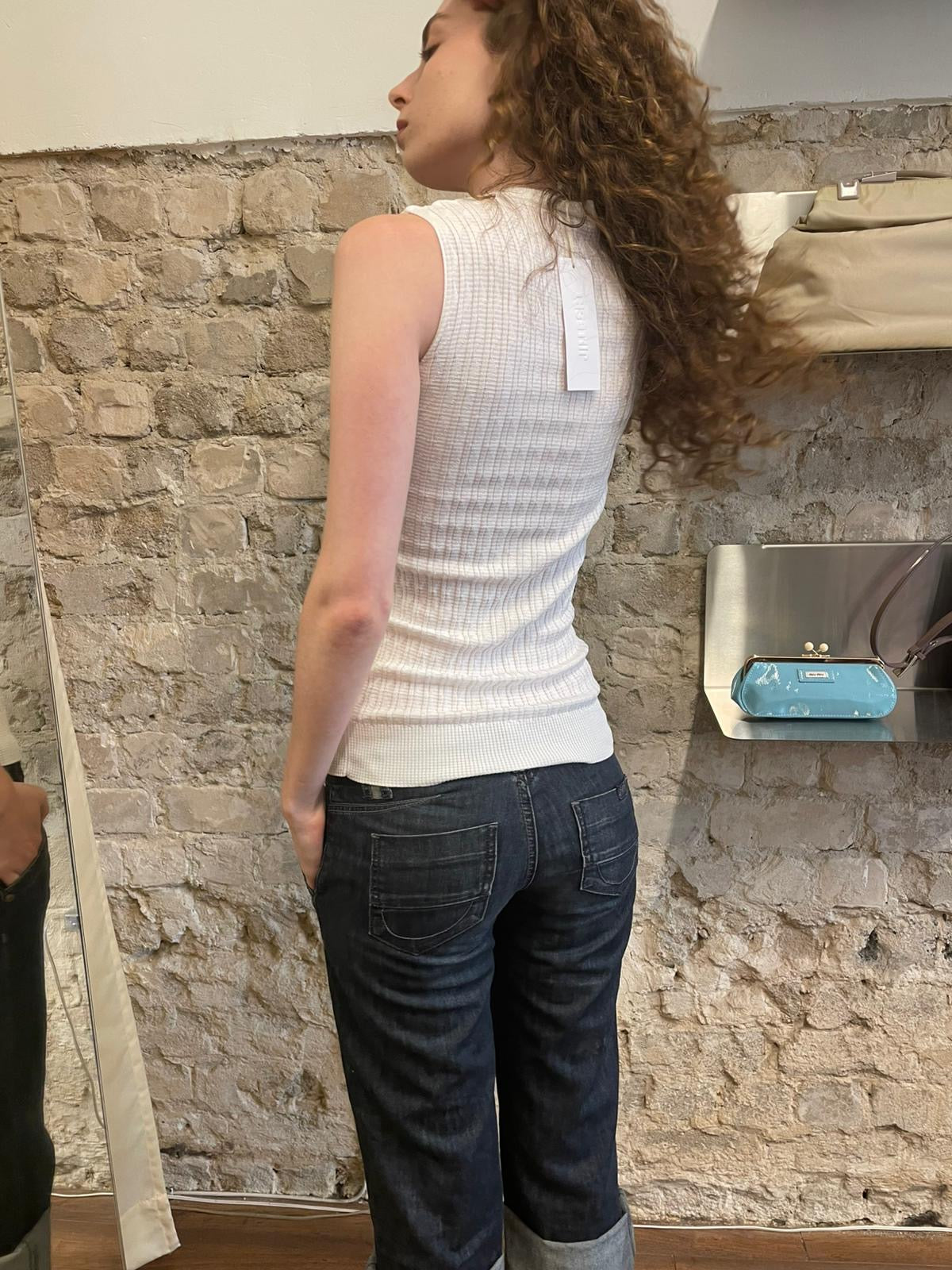 M Missoni Ribbed Knit Tank