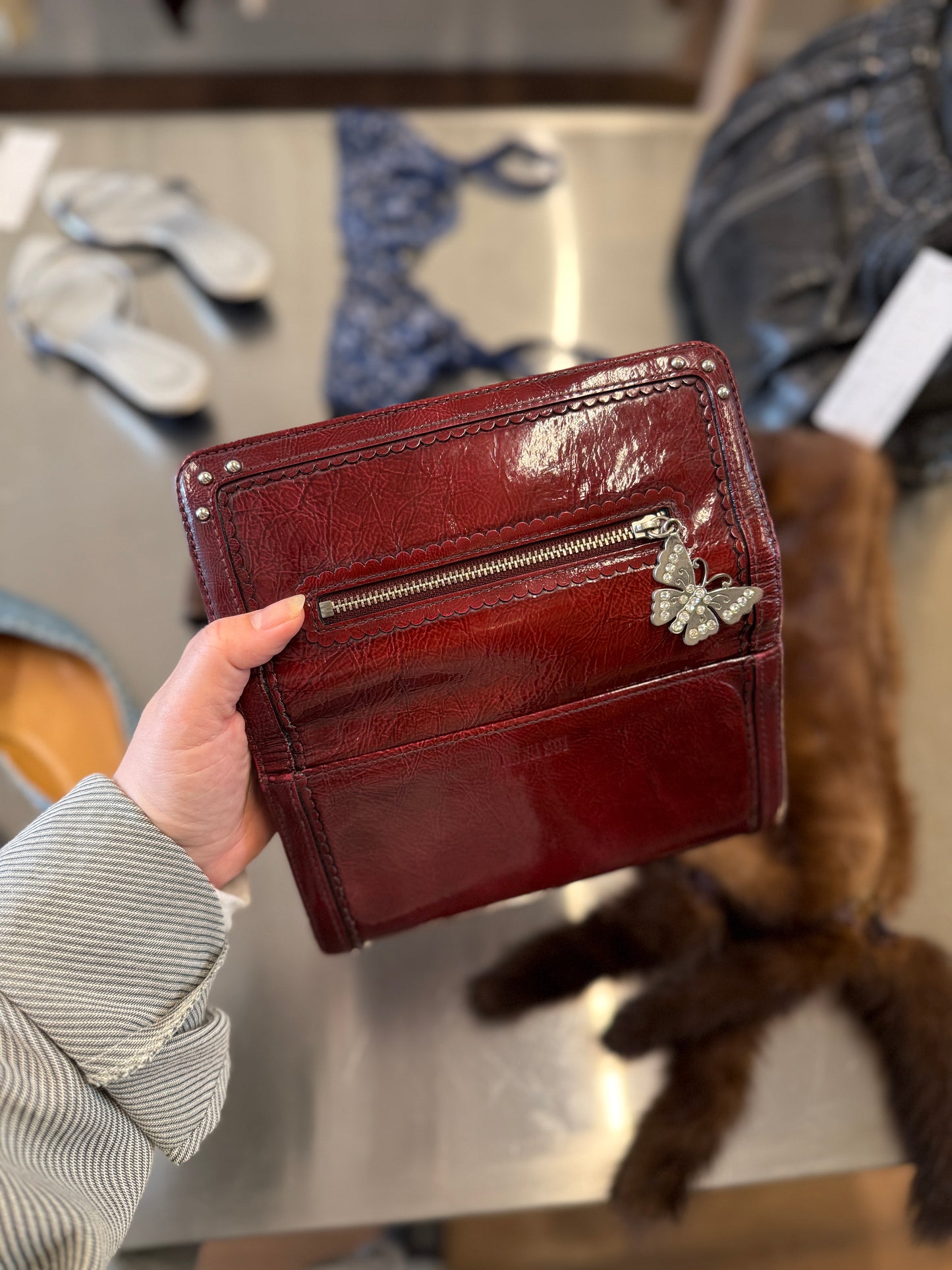 Anna Sui Butterfly Charm Wallet