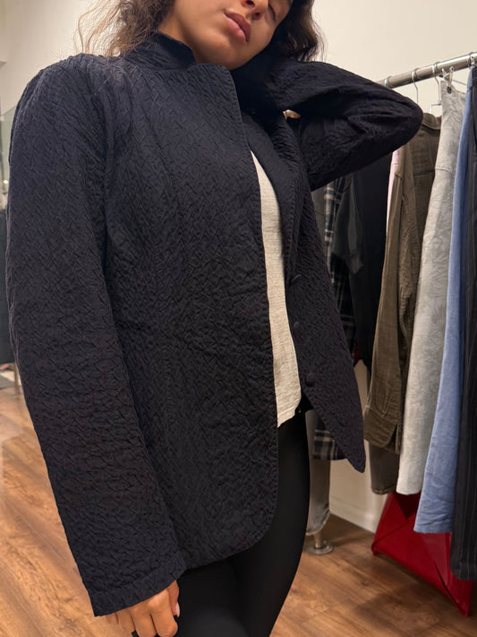 HaaT / Issey Miyake — Textured Structured Jacket