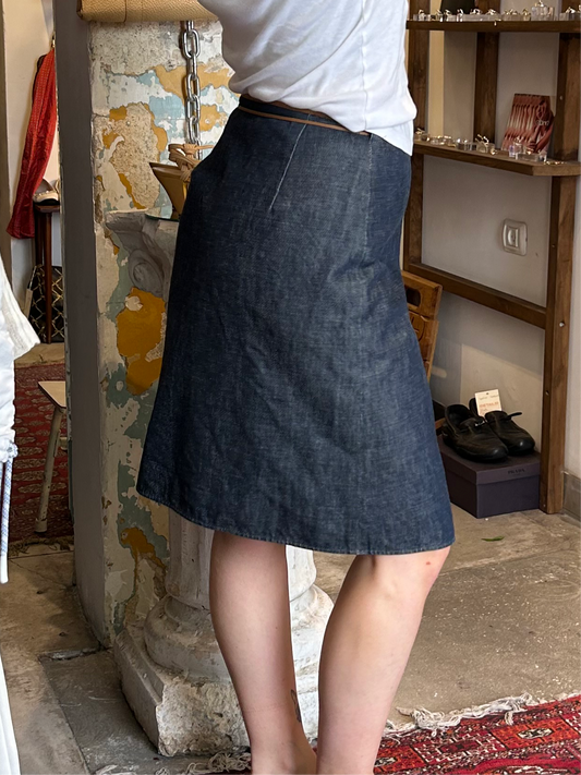 BURBERRY jean skirt