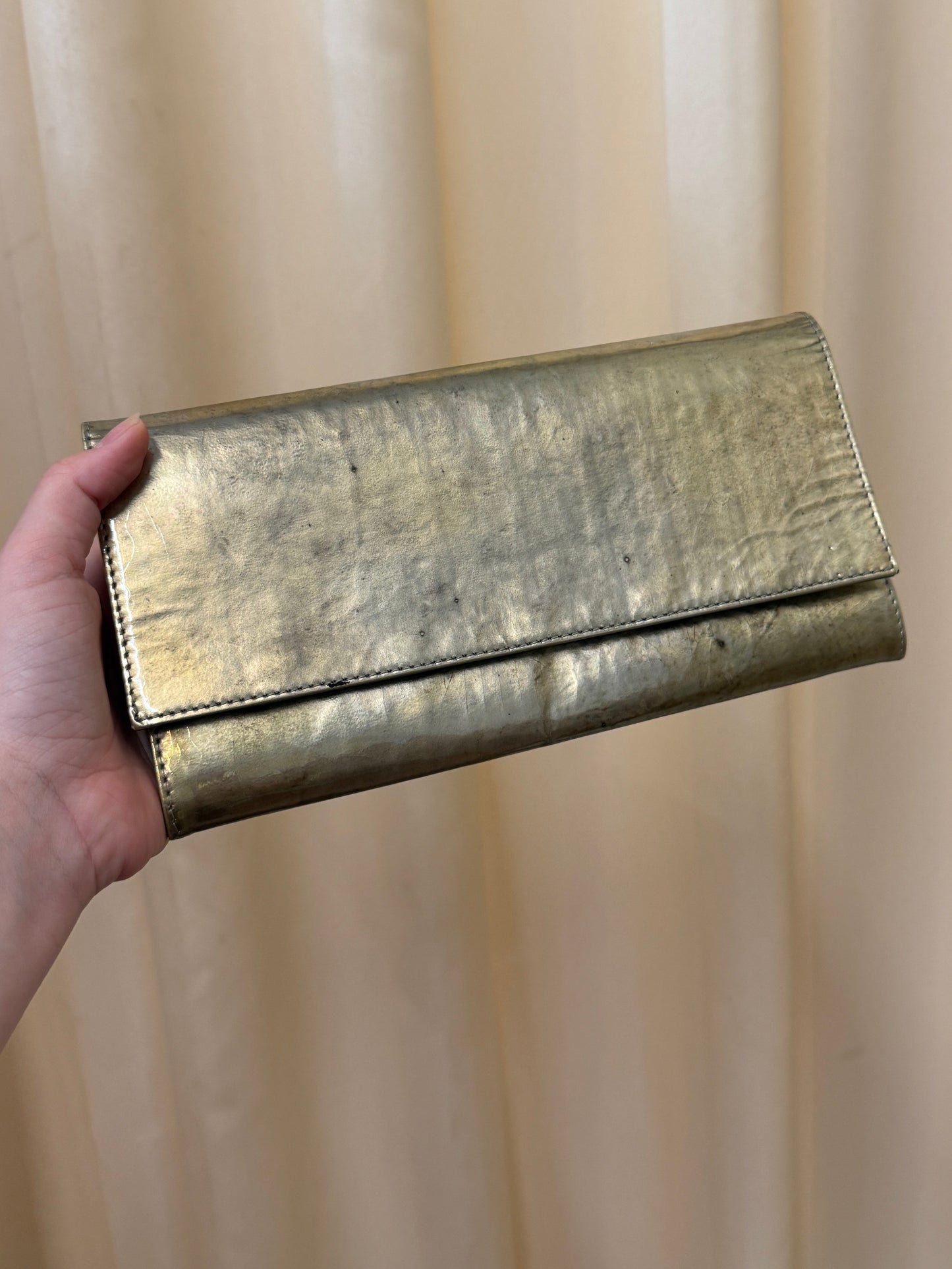 Maison Martin Margiela Line 11 Metallic Leather Wallet c. 2008–2011