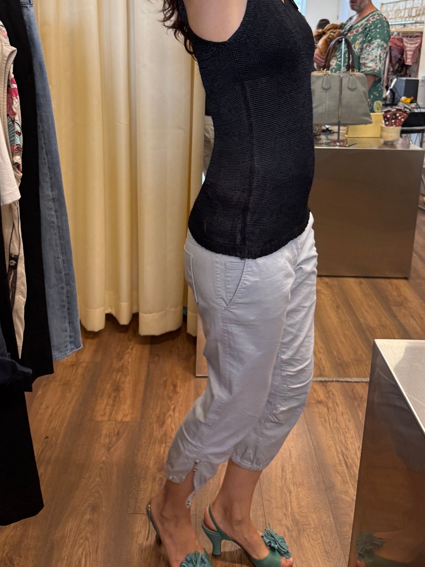 Vintage 1990s–2000s Prada Sport Low-Rise Cropped Pants