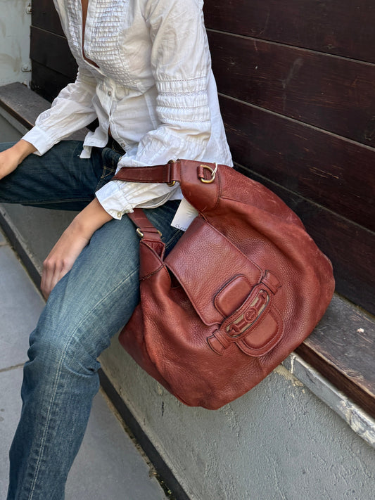 Gucci Horsebit Leather Hobo Bag c. 2003–2008