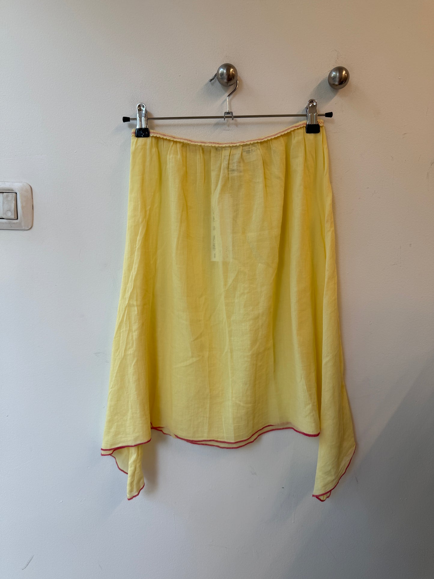 Sportmax Code Asymmetric Cotton Skirt