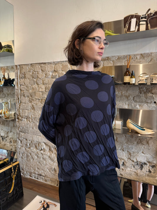 Y’s for Living oversized polka dot top