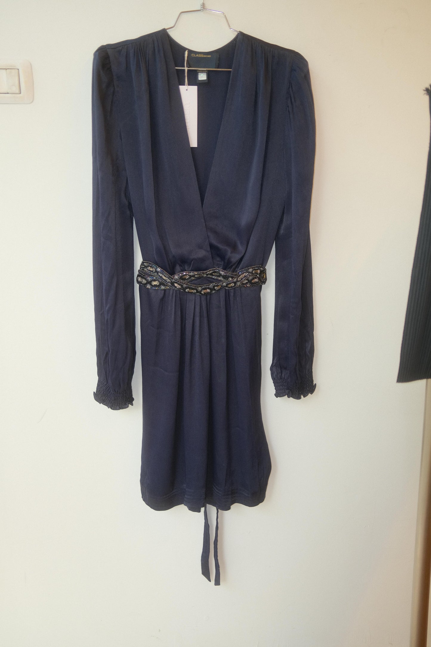 CLASS Roberto Cavalli Beaded Silk Dress c.2008–2012