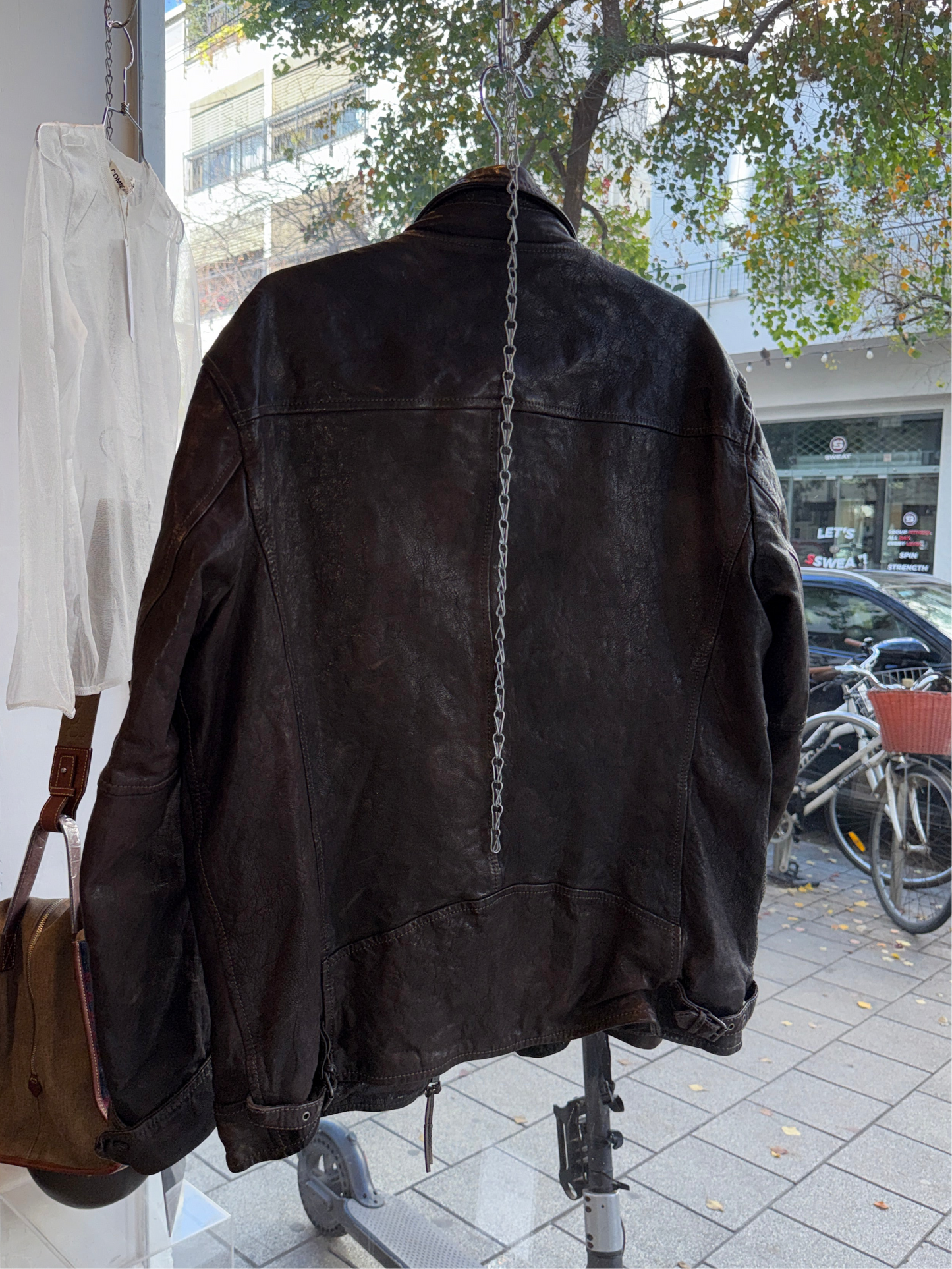 Replay Vintage Heavy Leather Jacket