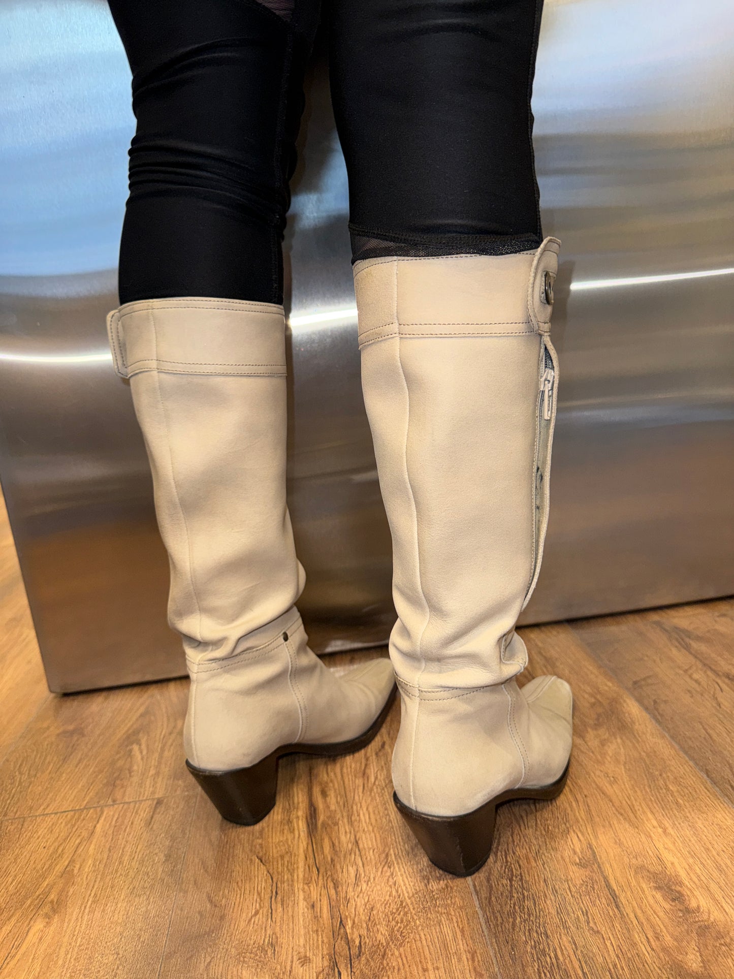 Miu Miu Nubuck Knee-High Boots 2003's 35.5 EU