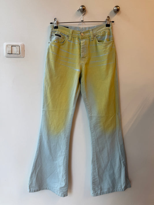 EX-J Y2K Ombre Flared Jeans