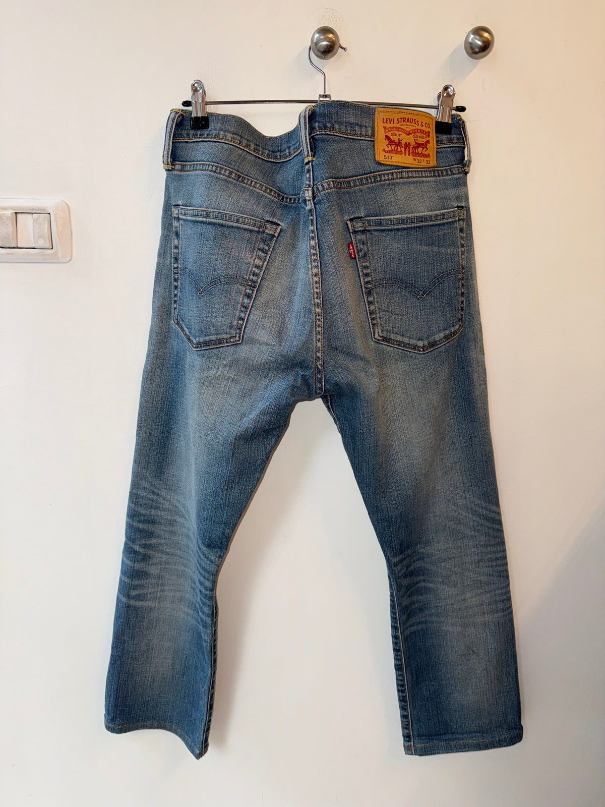 Levi's 513 Slim Straight Faded Jeans