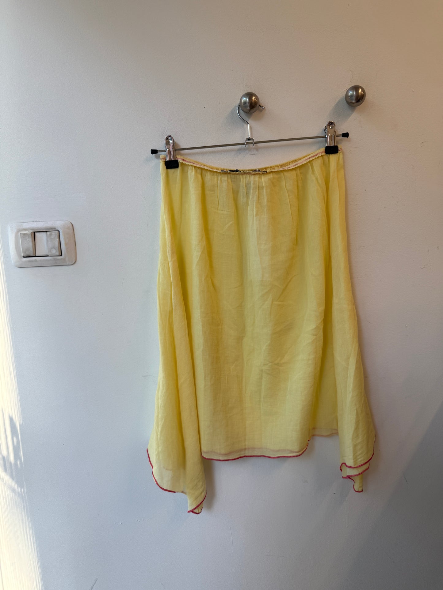 Sportmax Code Asymmetric Cotton Skirt