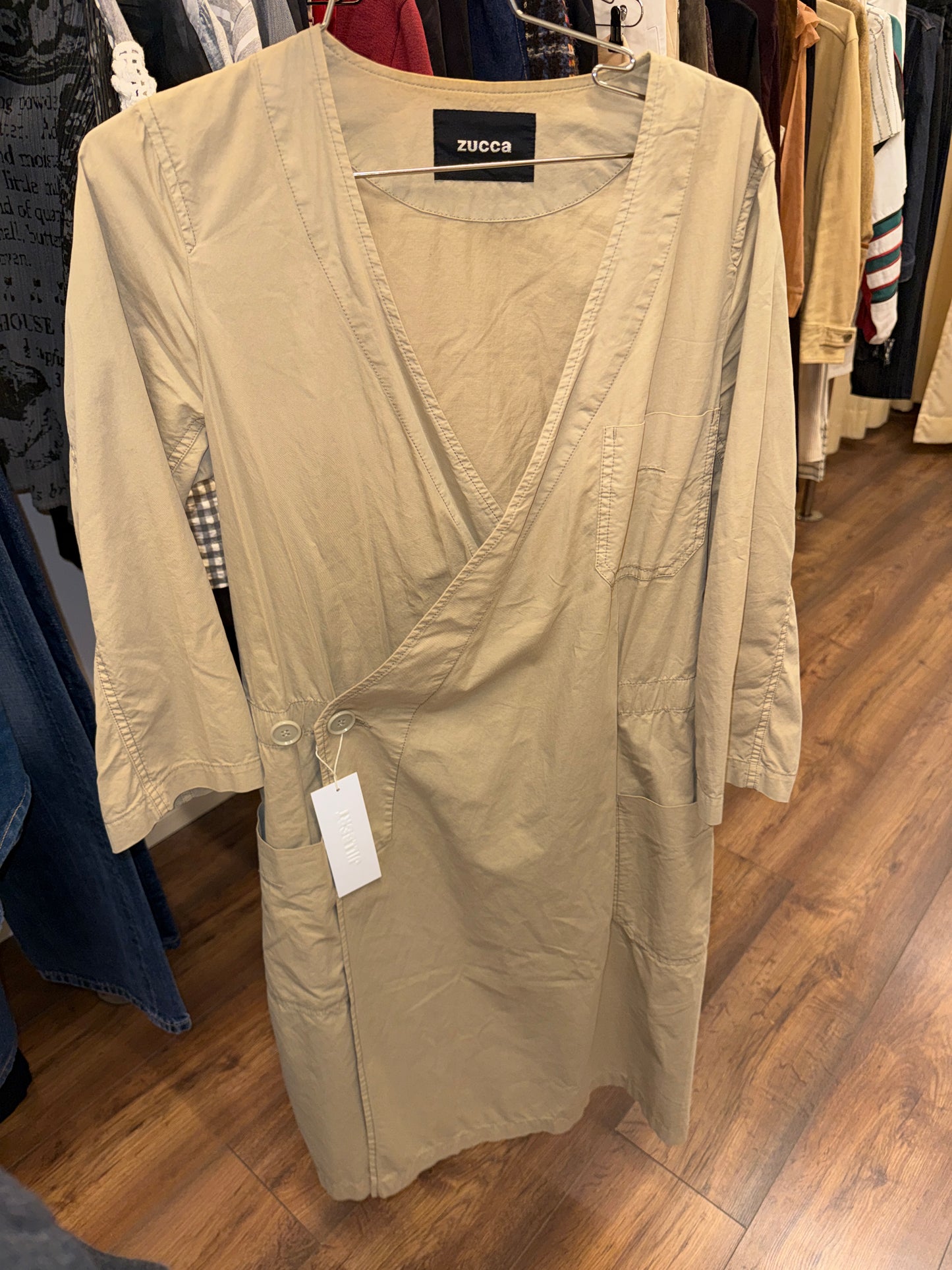 Zucca Wrap Cotton Coat / robe