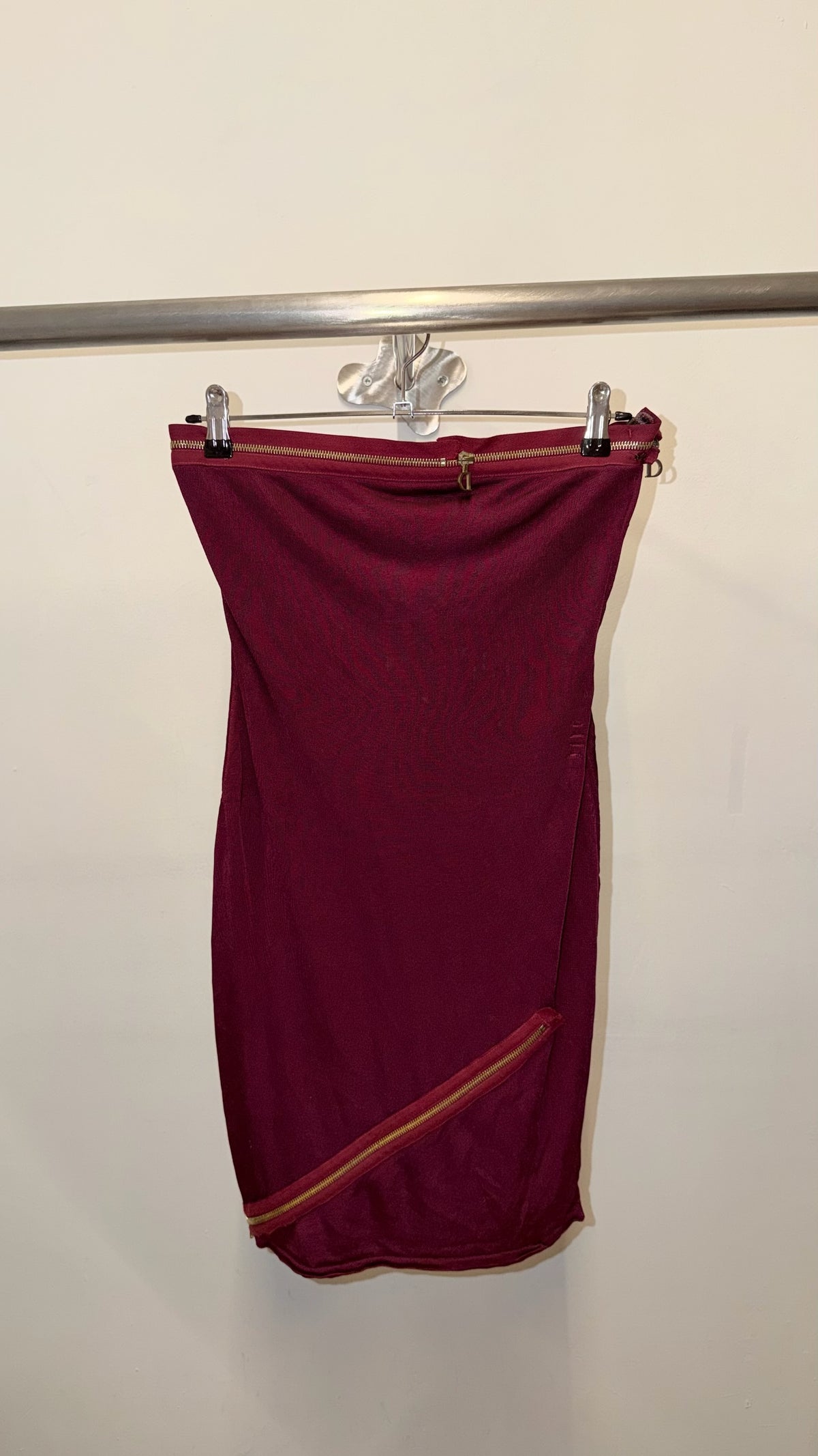 Christian Dior by John Galliano Asymmetric Zipper Dress 2001-2002