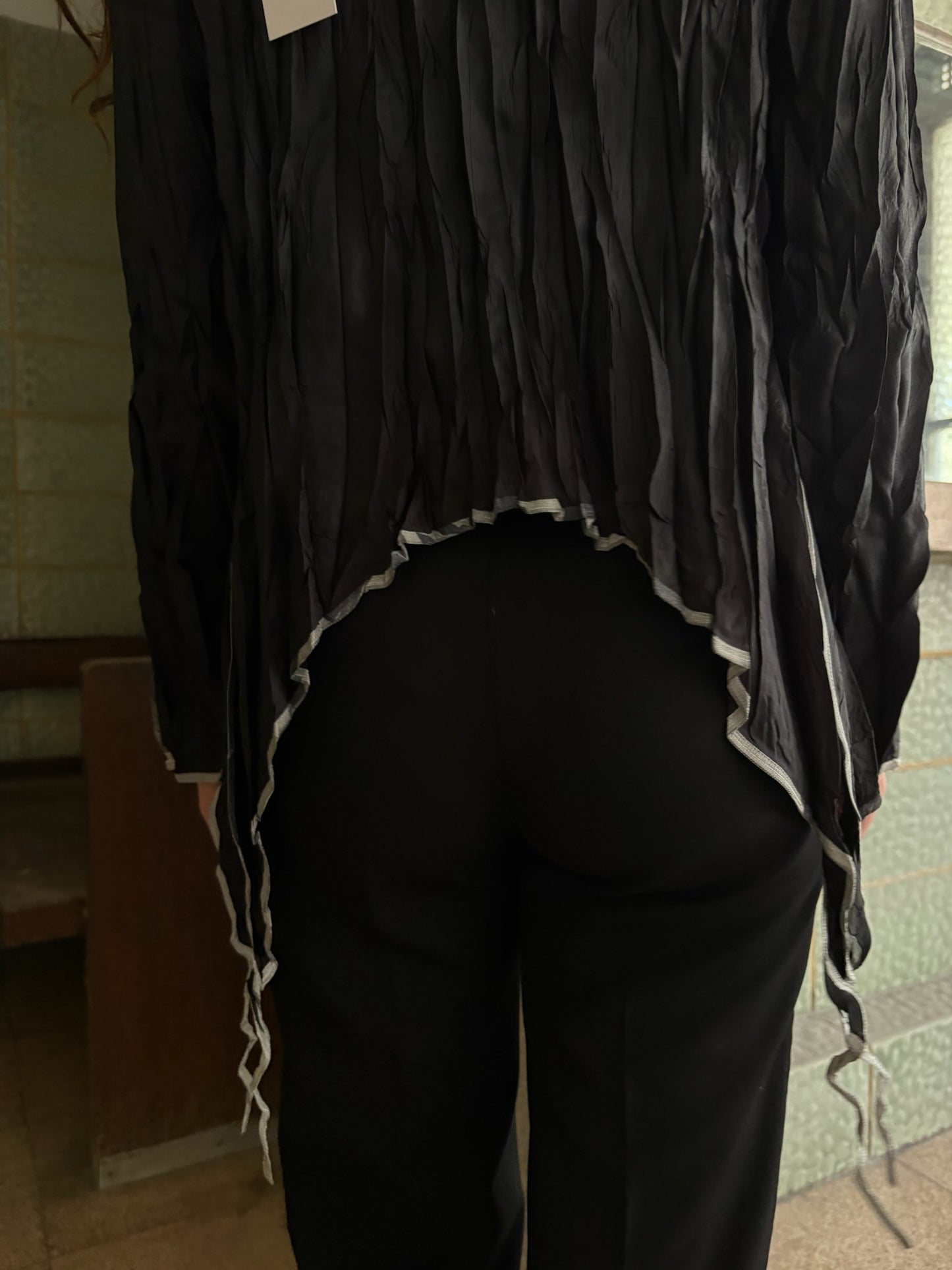 Issey Miyake A-POC Sheer Crinkle Top