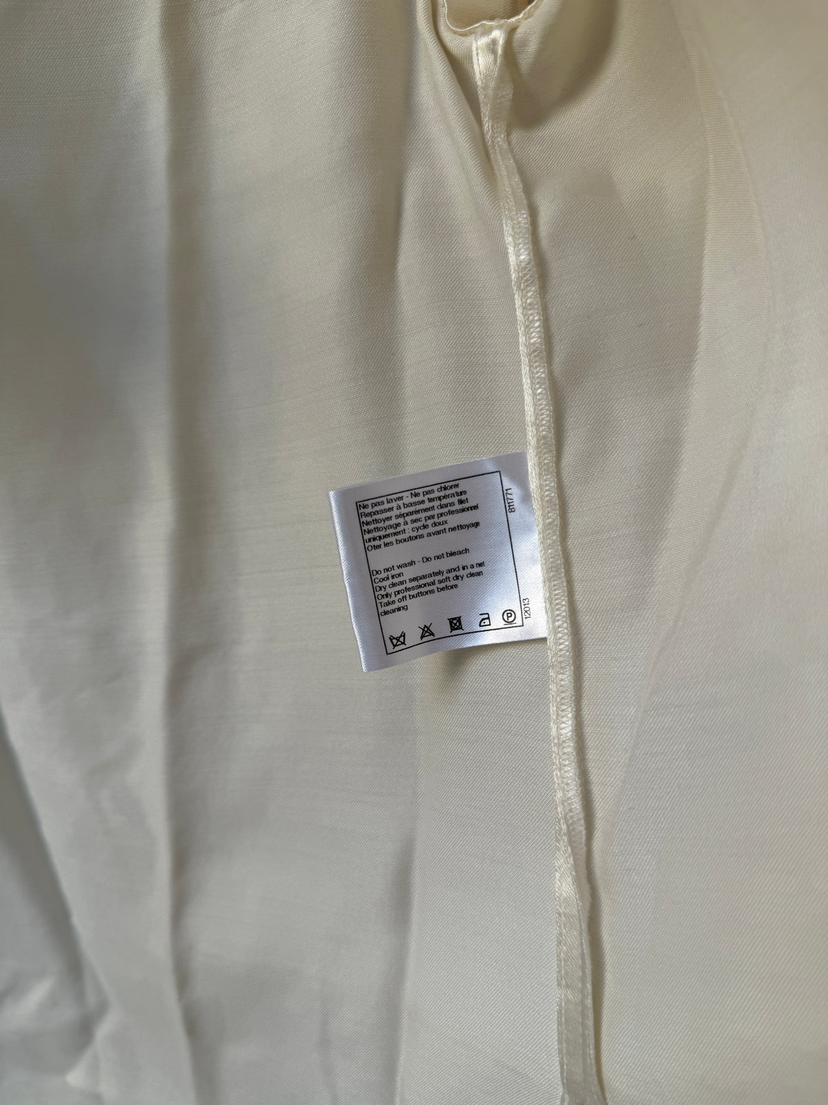 Chanel Asymmetric Double-Sided Wrap Shirt – 2010s