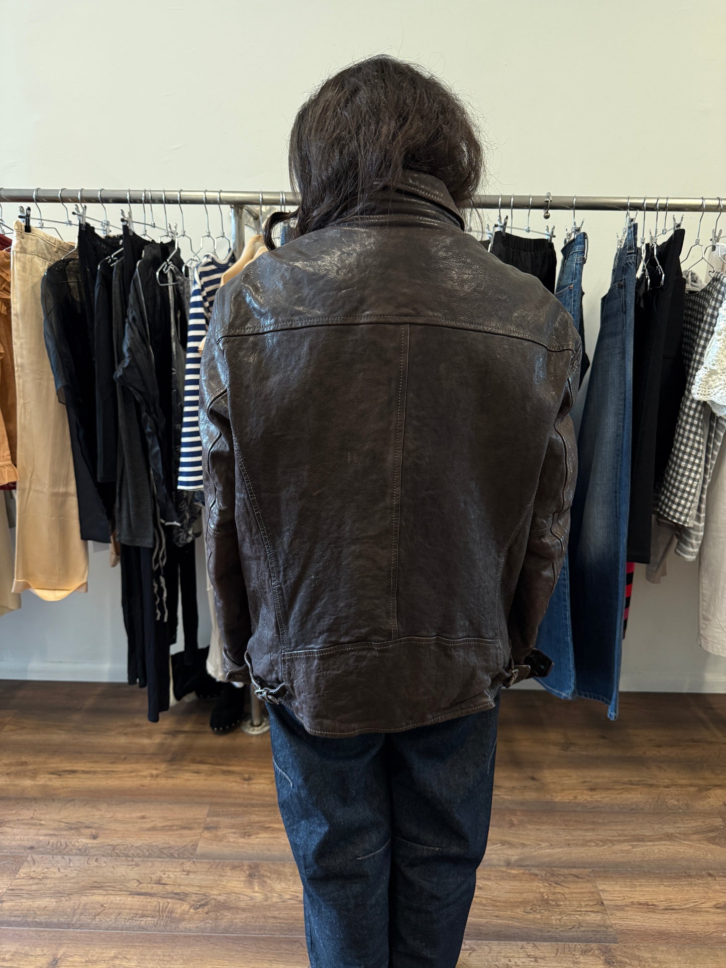Replay Vintage Heavy Leather Jacket