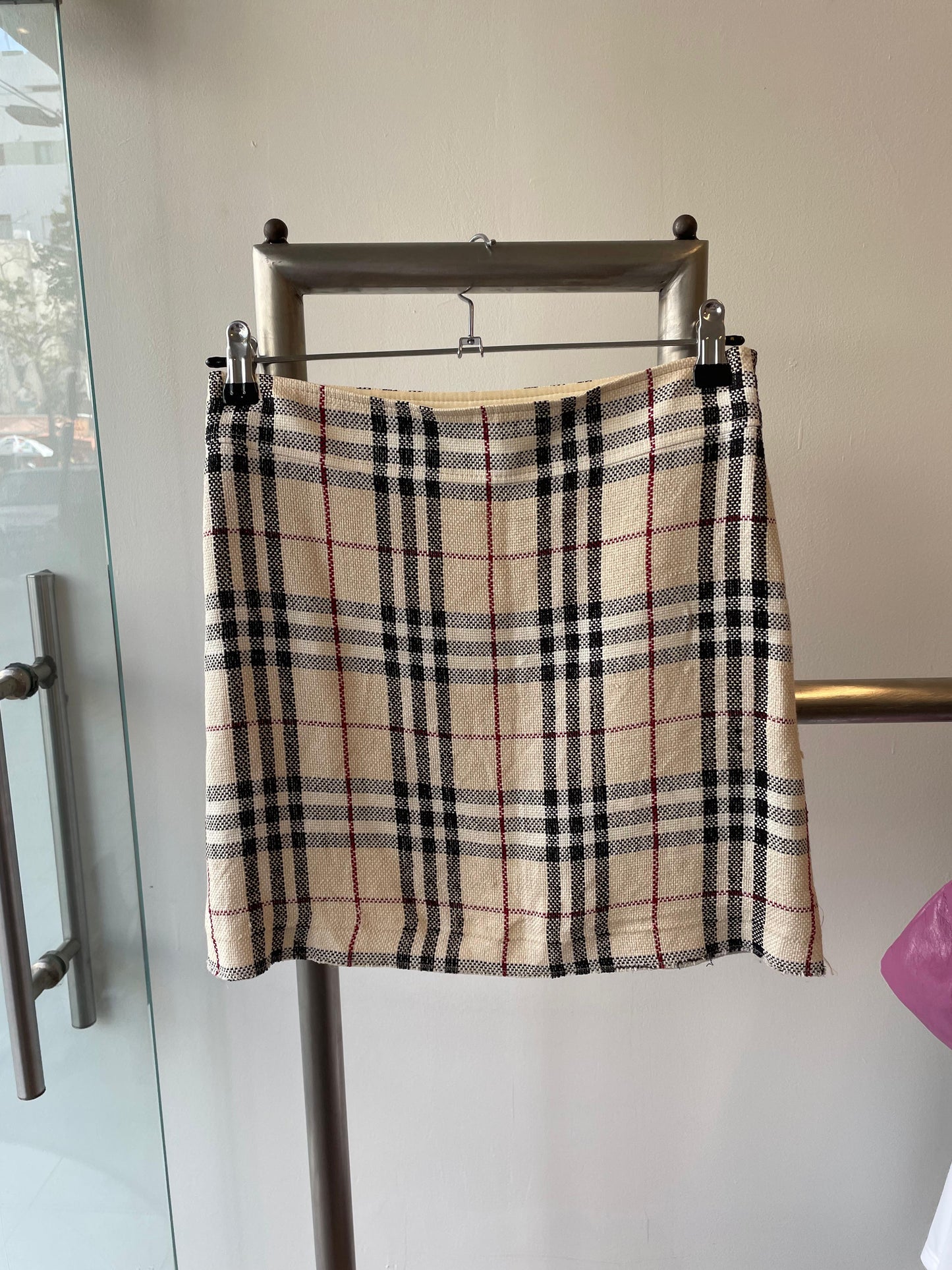 Burberry London Blue Label Nova Check Mini Skirt
