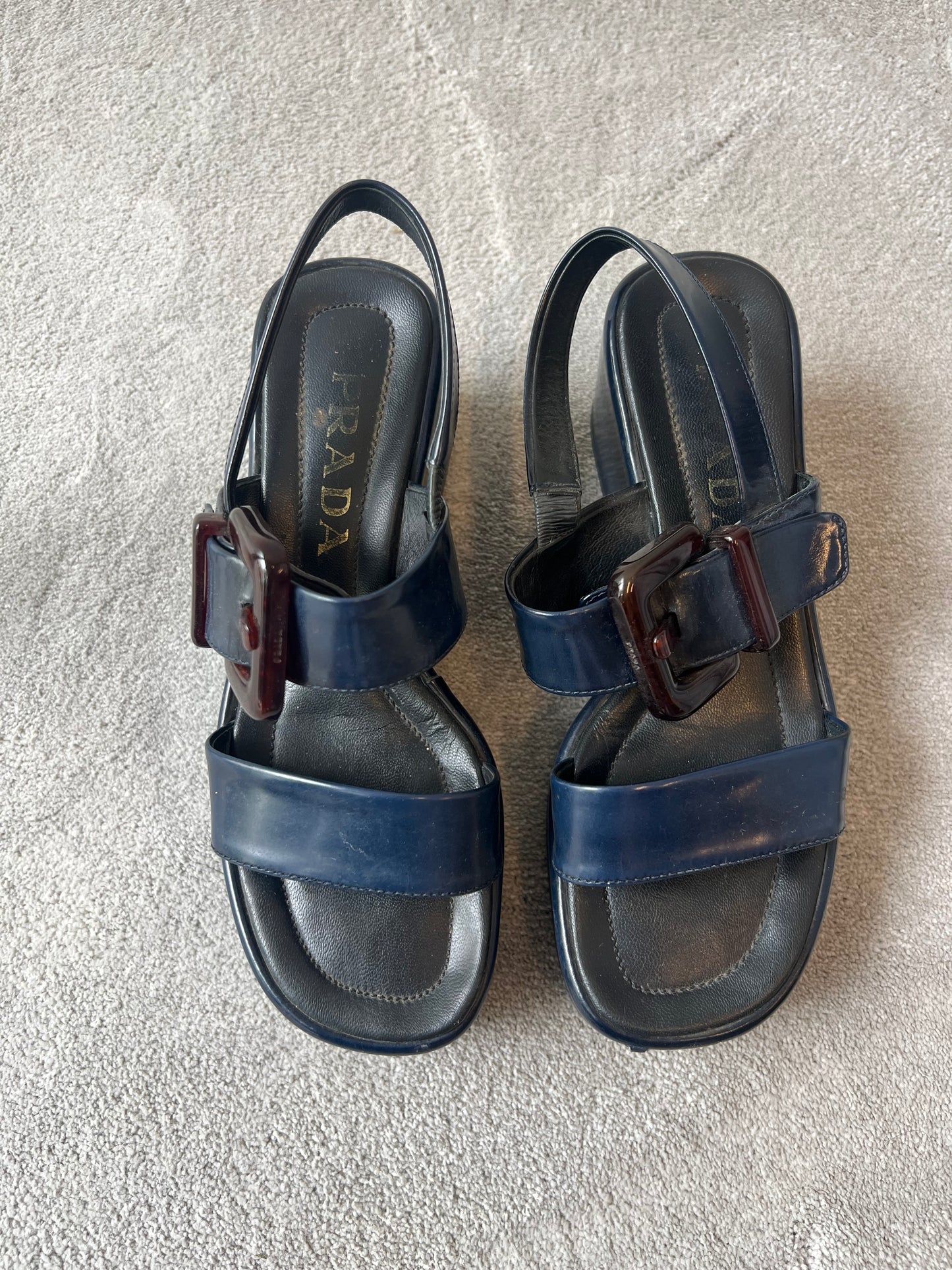 Prada Platform Sandals