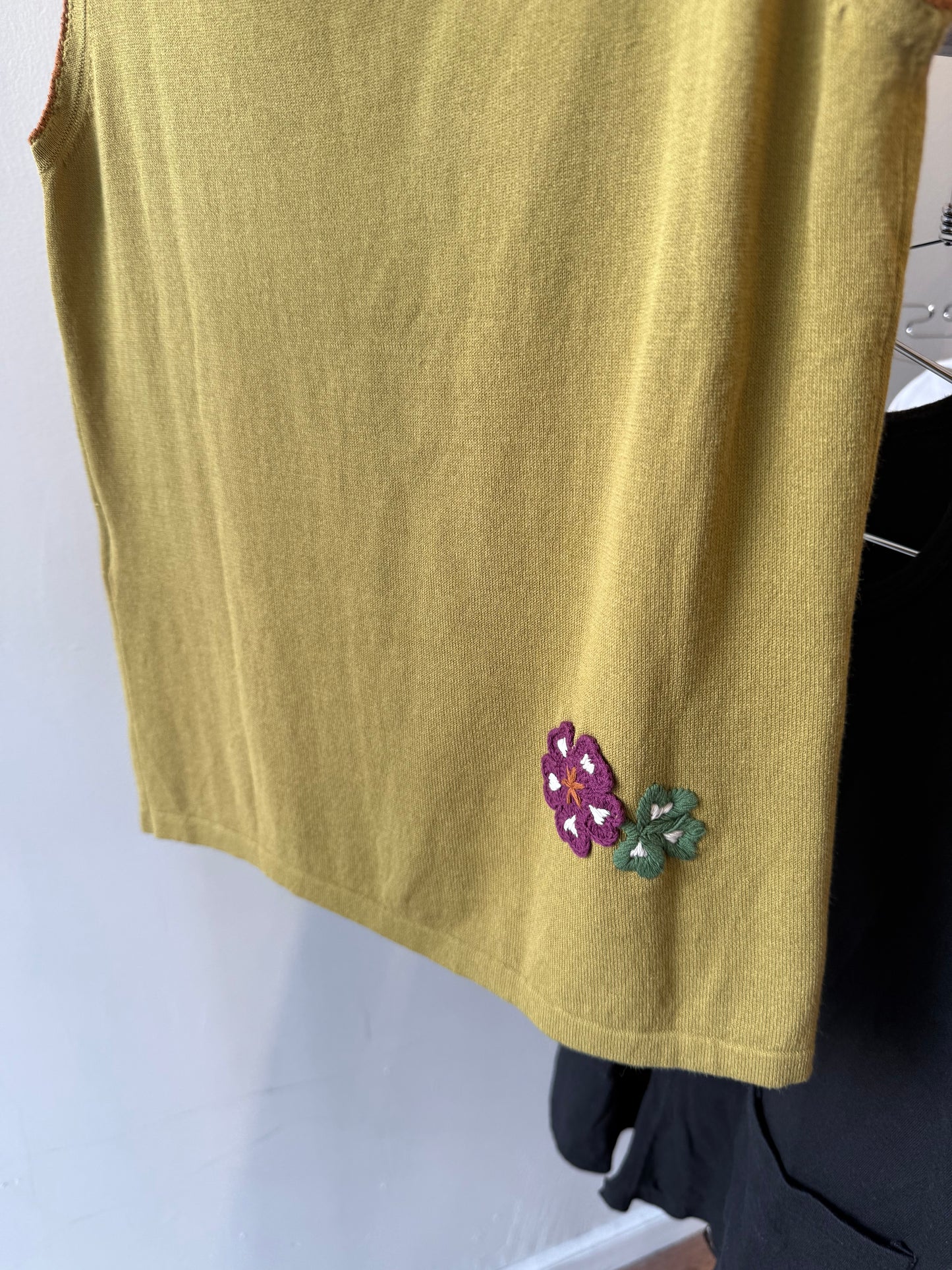 Jocomomola Embroidered Tank