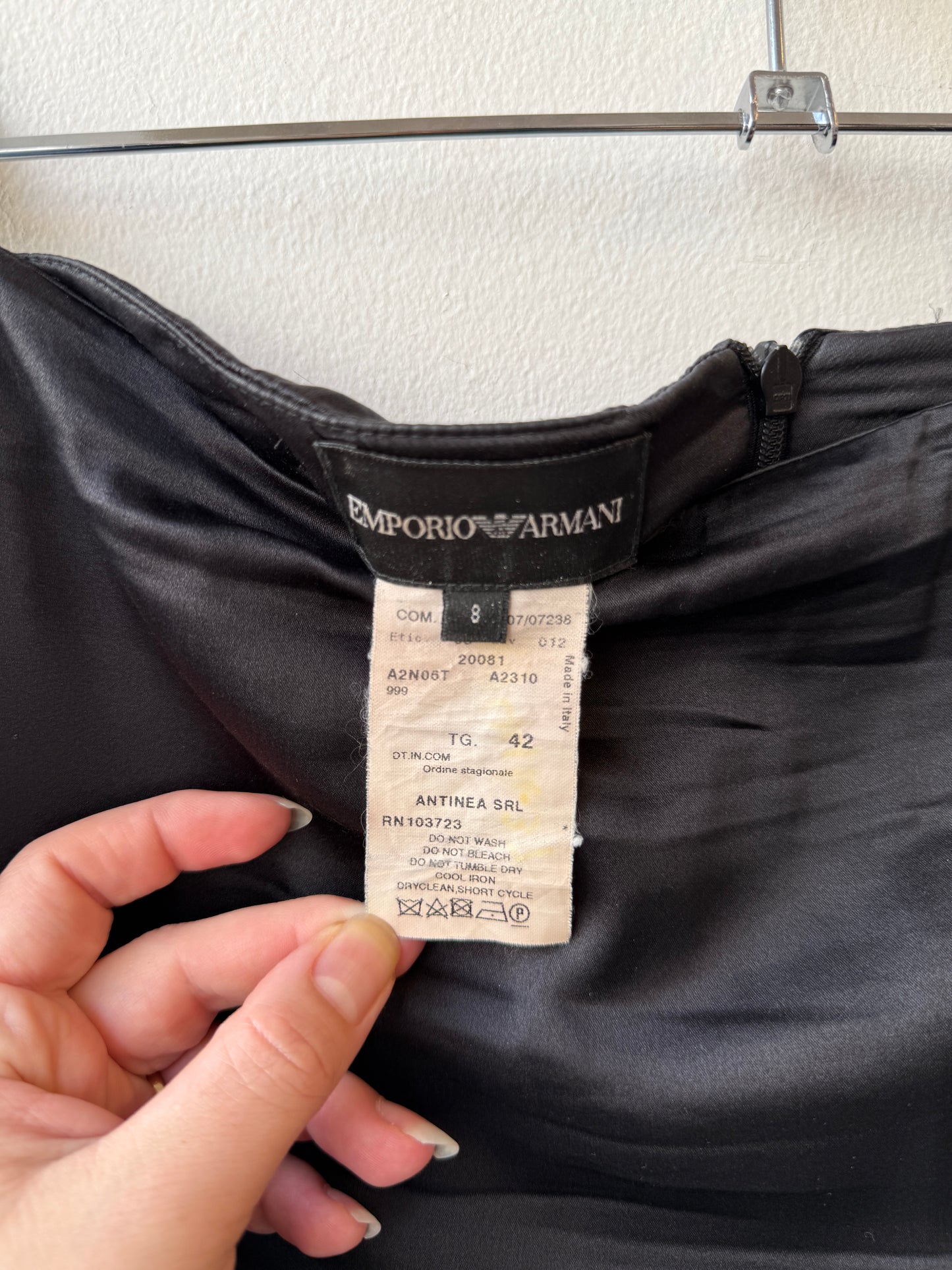 Emporio Armani Silk Twist Skirt