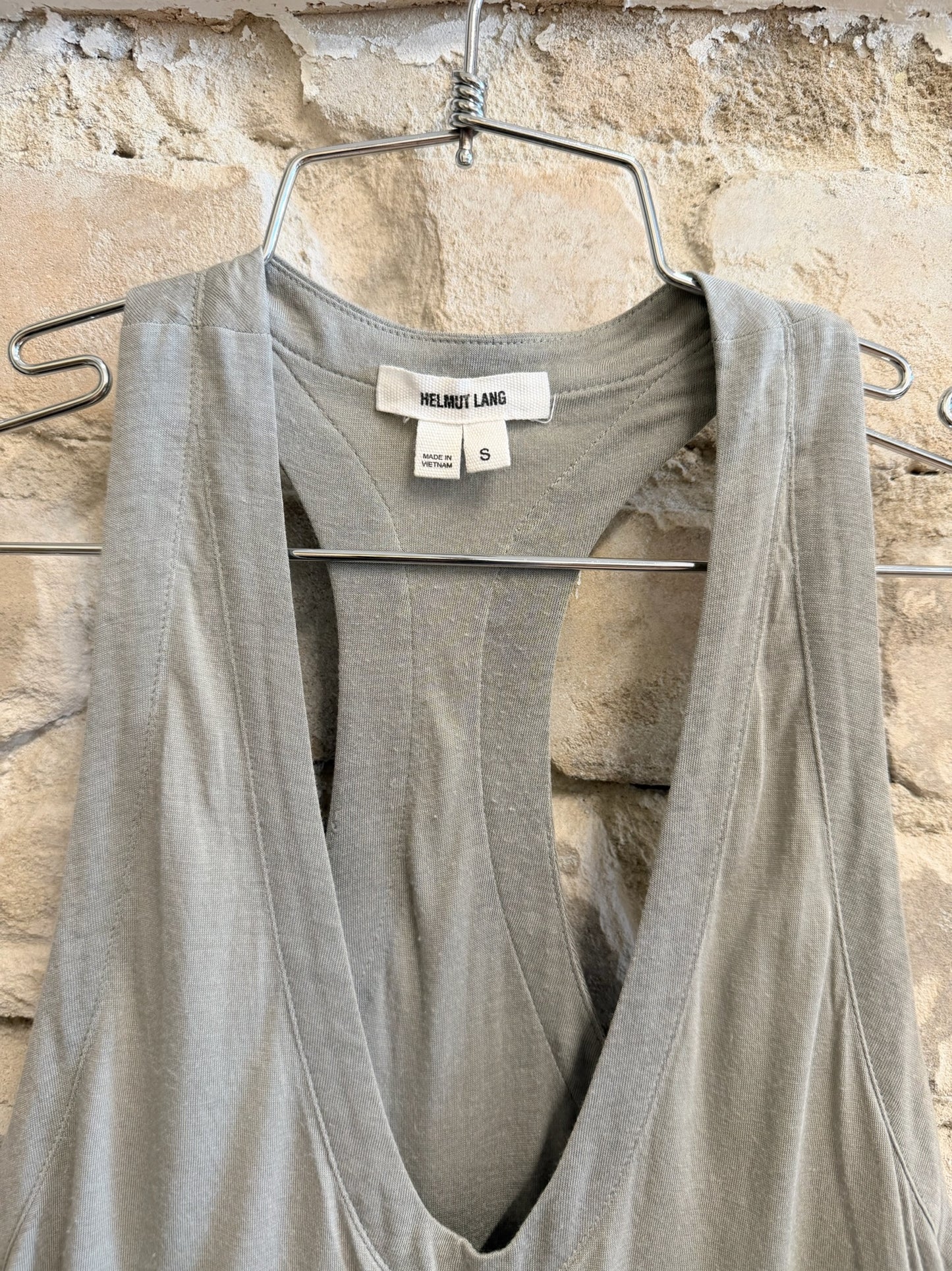 Helmut Lang 2010s Draped Micro Modal Maxi Dress