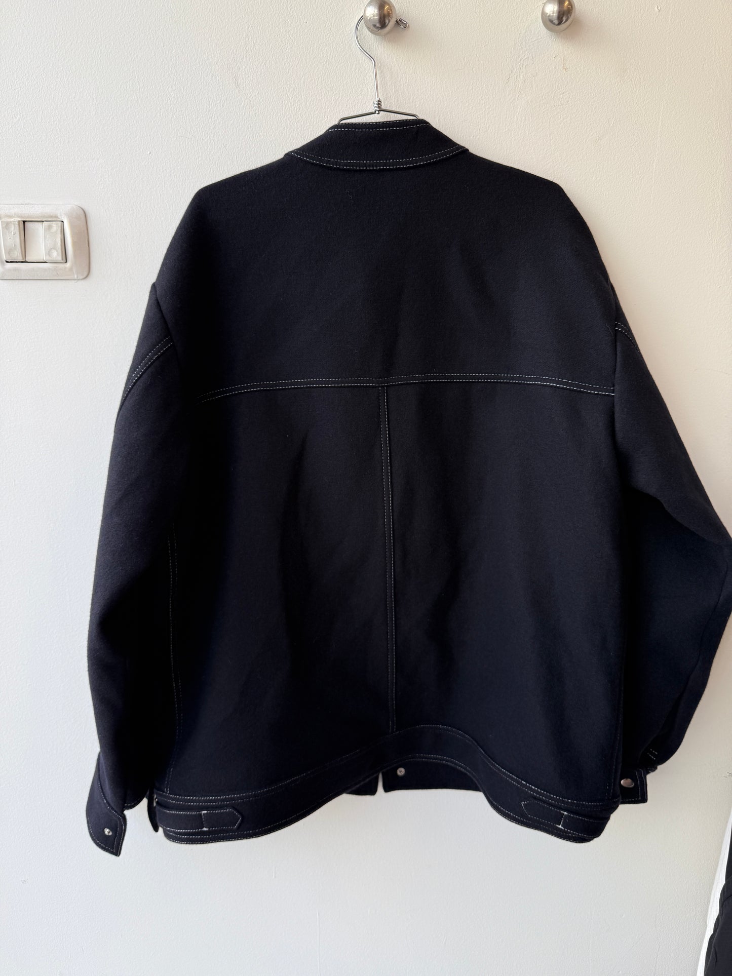 Hed Mayner Oversized Wool Jacket