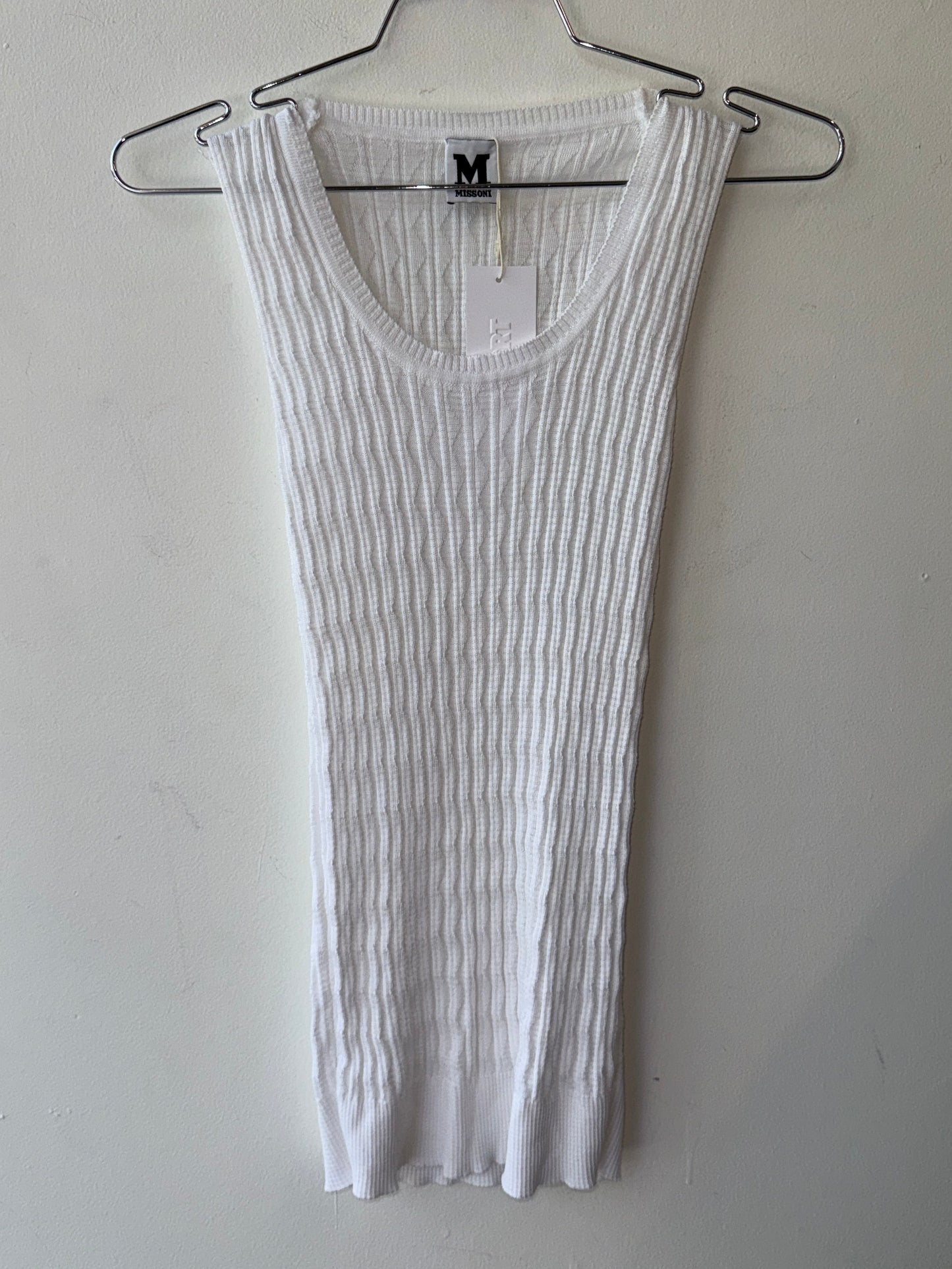 M Missoni Ribbed Knit Tank