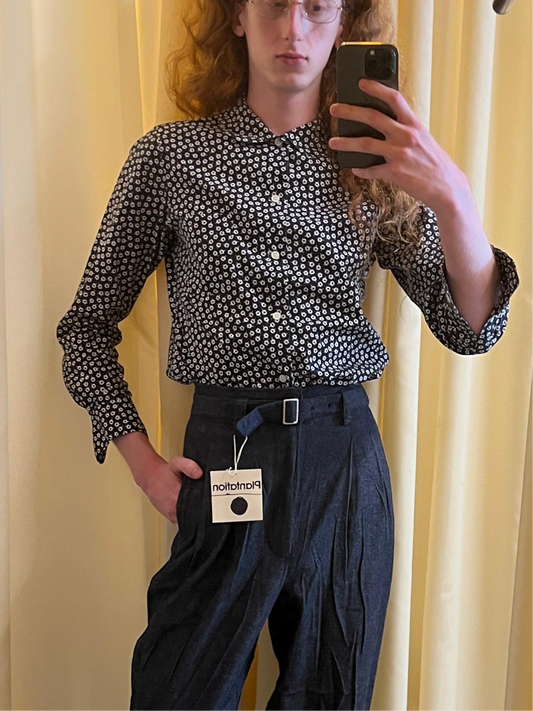 Comme des Garçons Flower Blouse