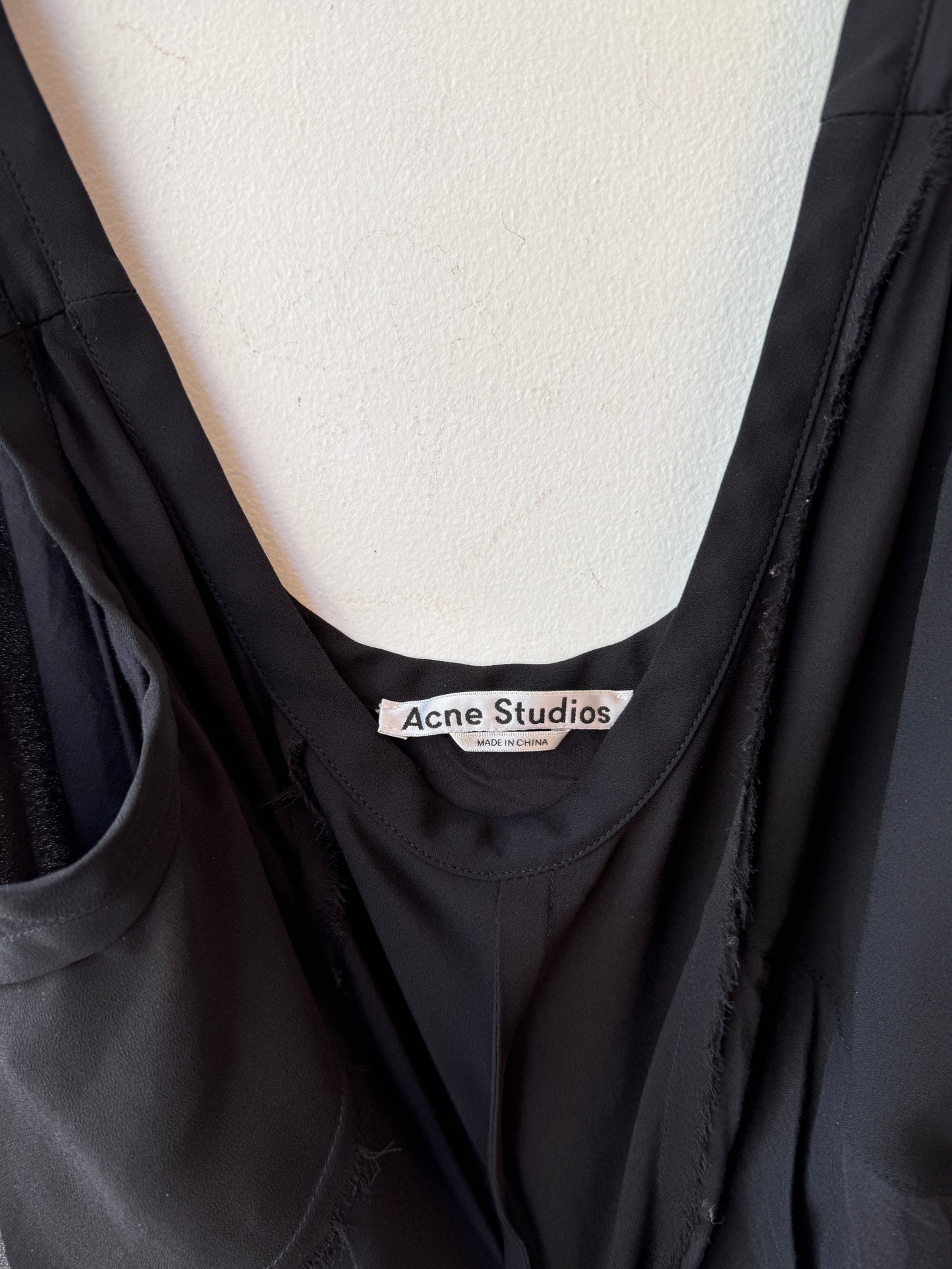 Acne Studios Asymmetric Raw Edge Dress SS2017