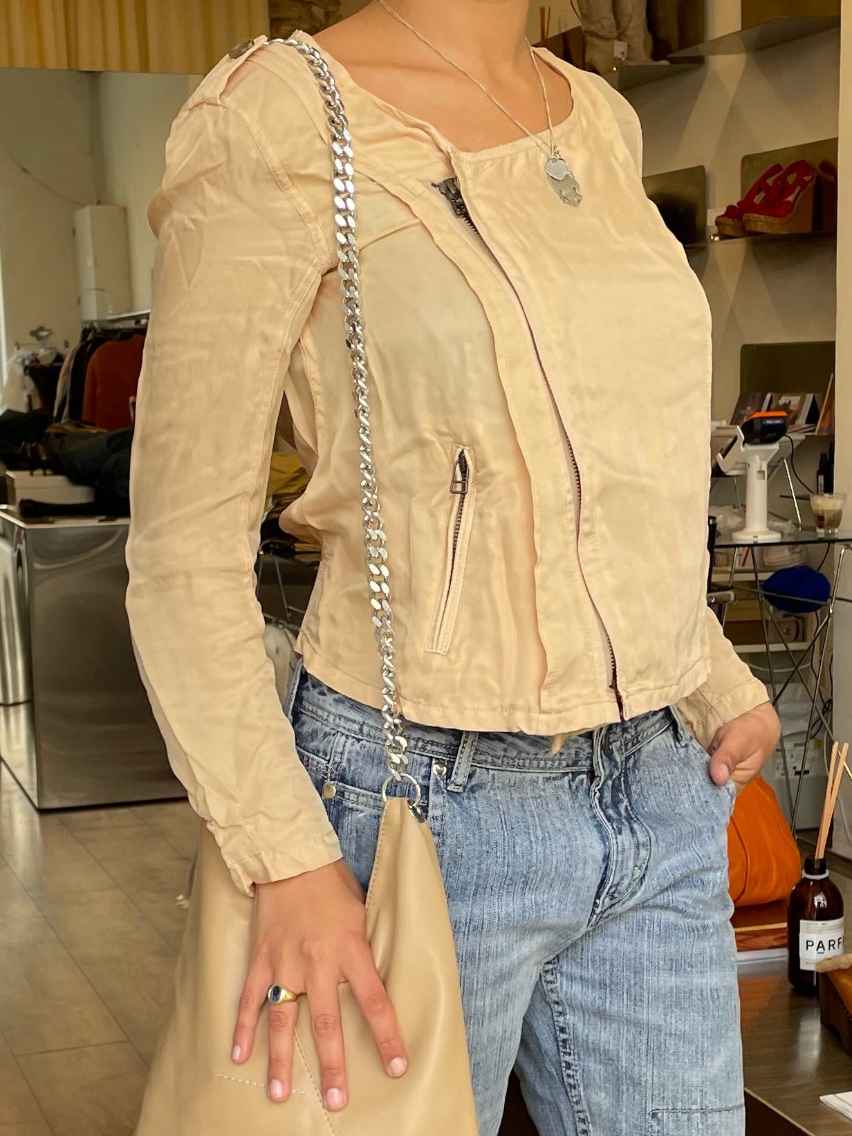 Another Edition Asymmetric Lightweight Jacket