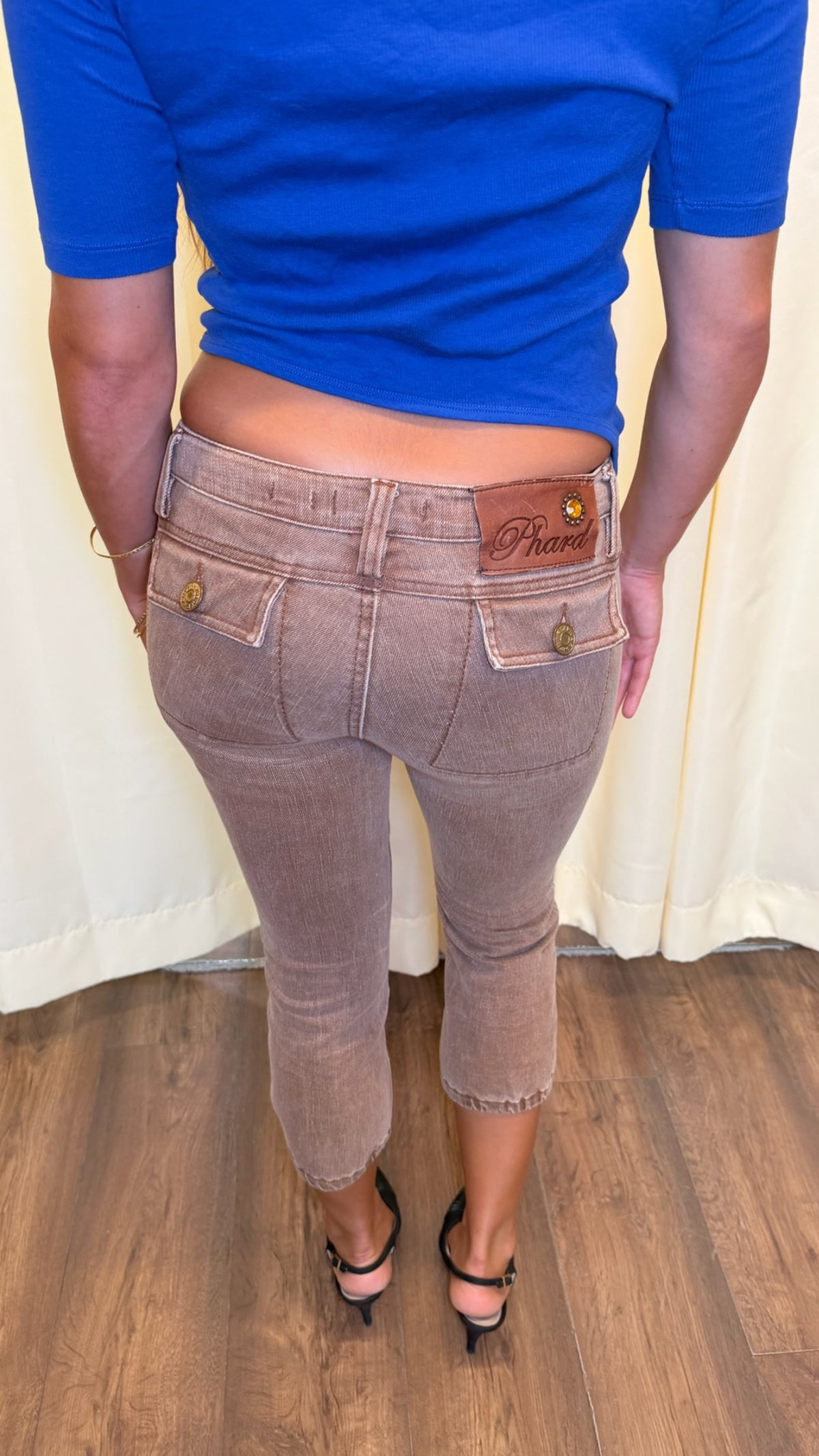 Phard Y2K Low-Rise Cropped Jeans