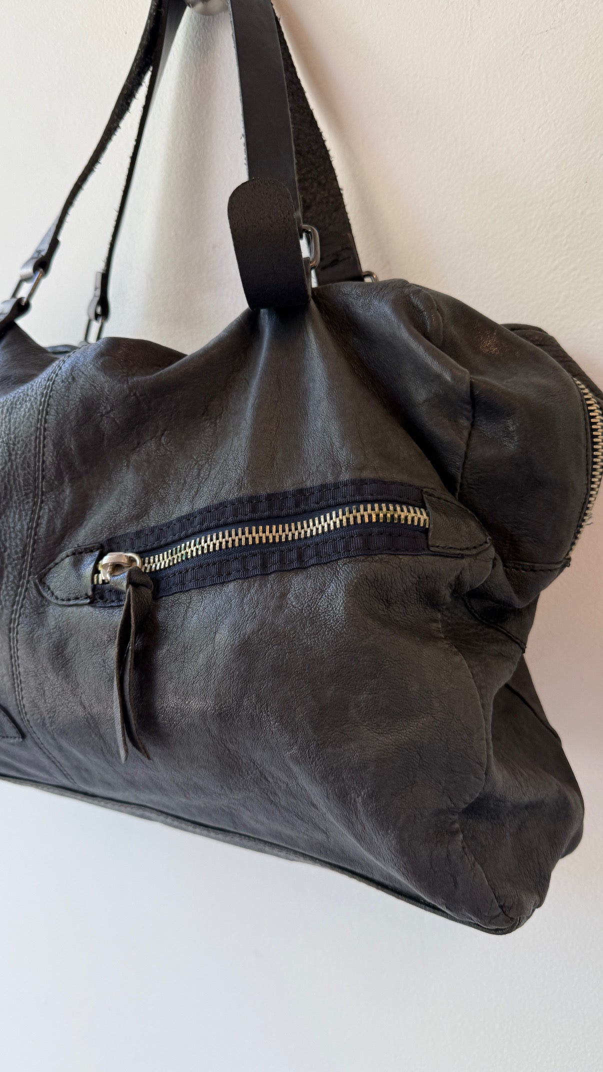 Ixos Italian Nappa Leather Oversized Bag