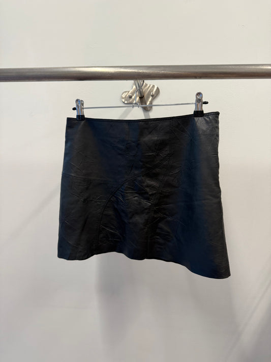 Comptoir des Cotonniers Leather Mini Skirt